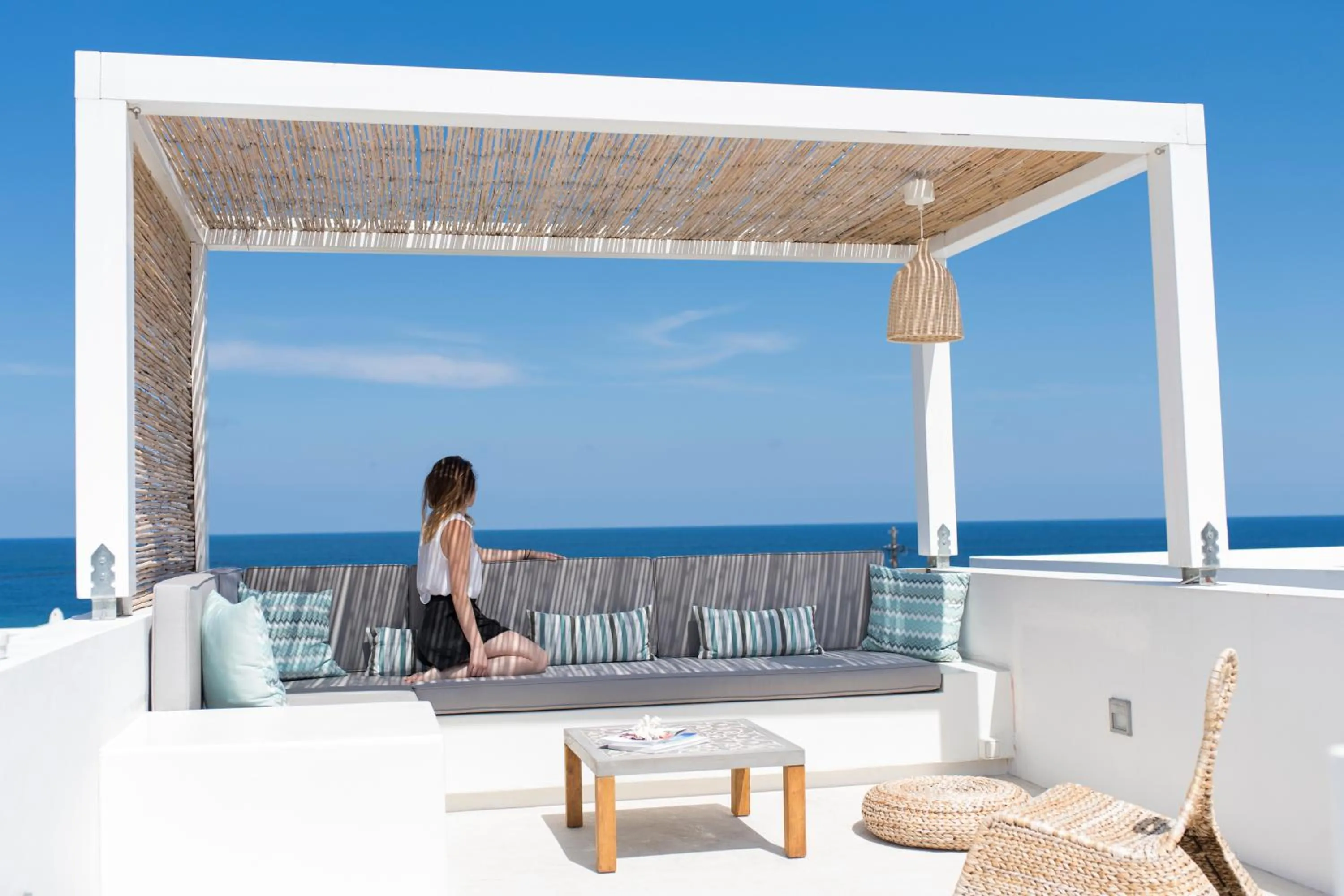 Balcony/Terrace in Skyros Ammos Hotel