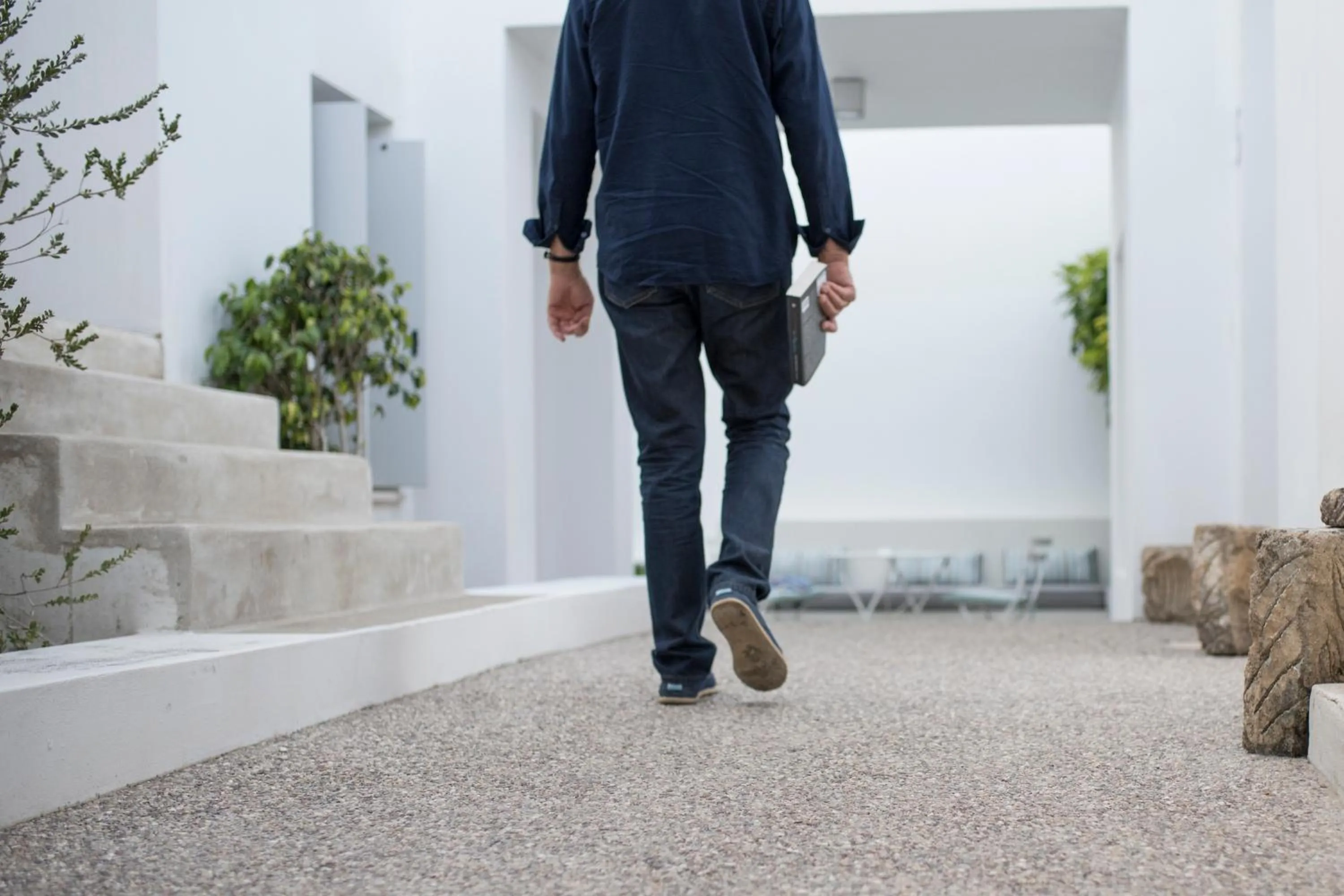 People in Skyros Ammos Hotel