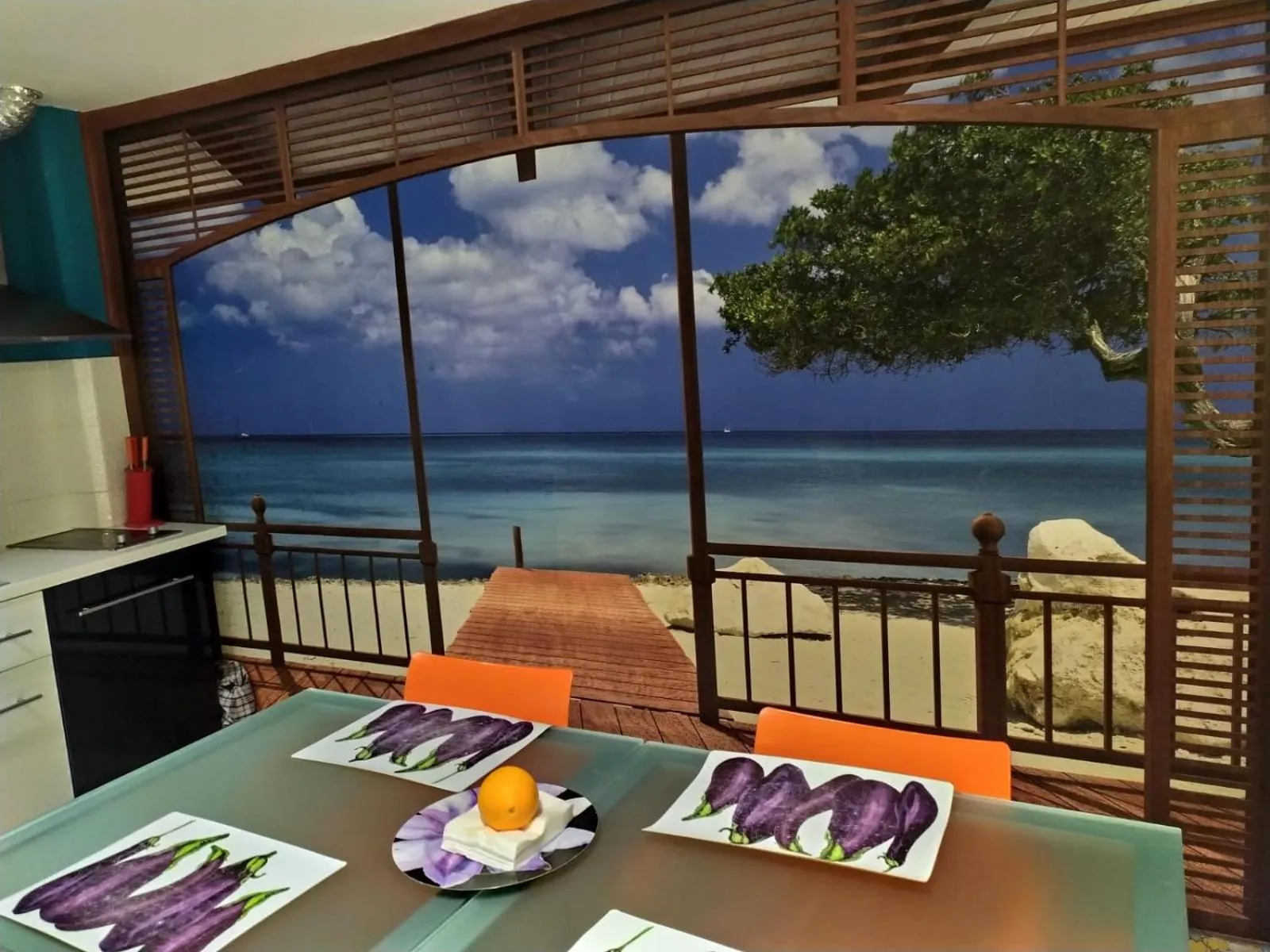 Kitchen or kitchenette in Málaga Centro Hostel