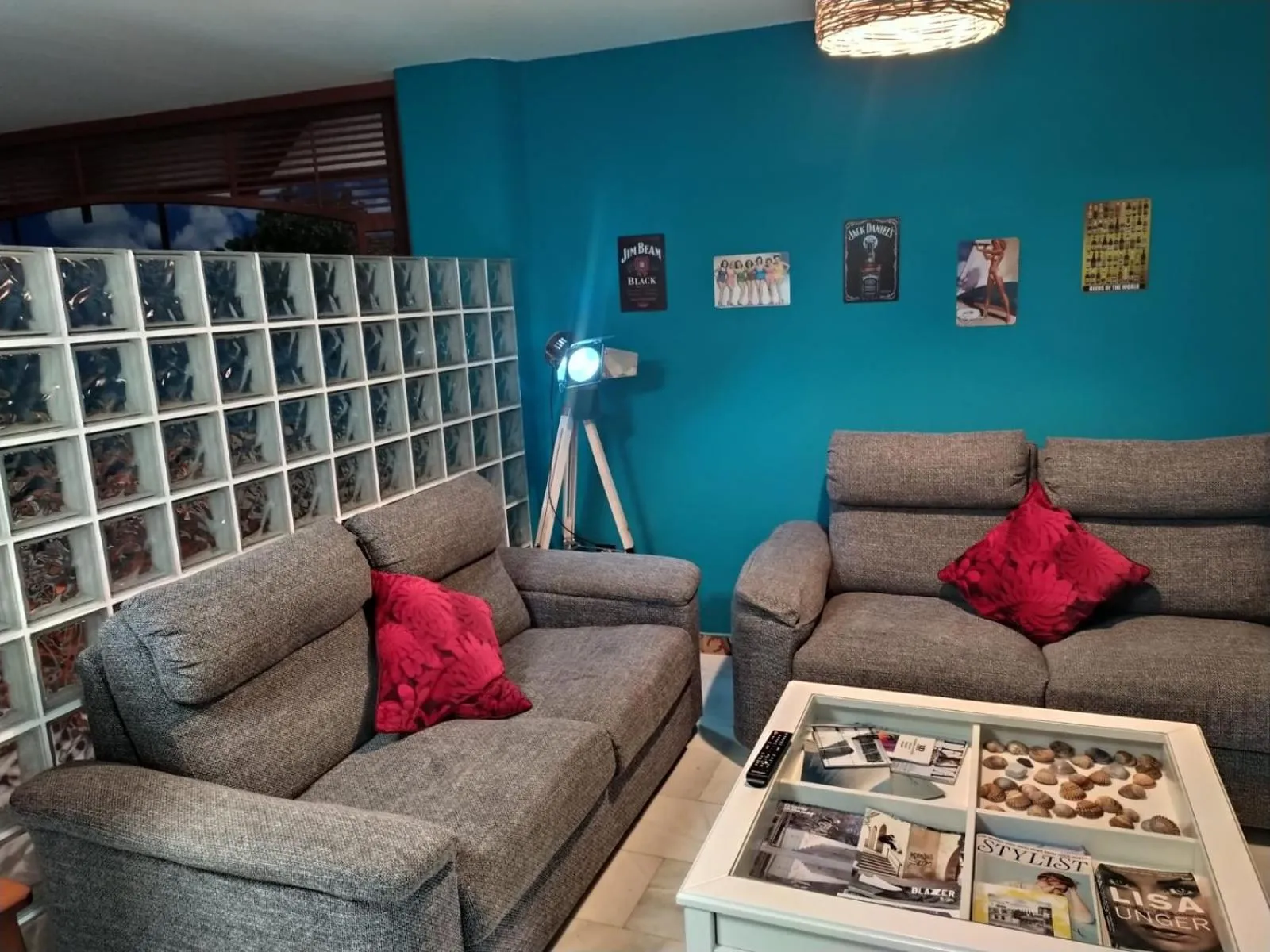 Living room in Málaga Centro Hostel