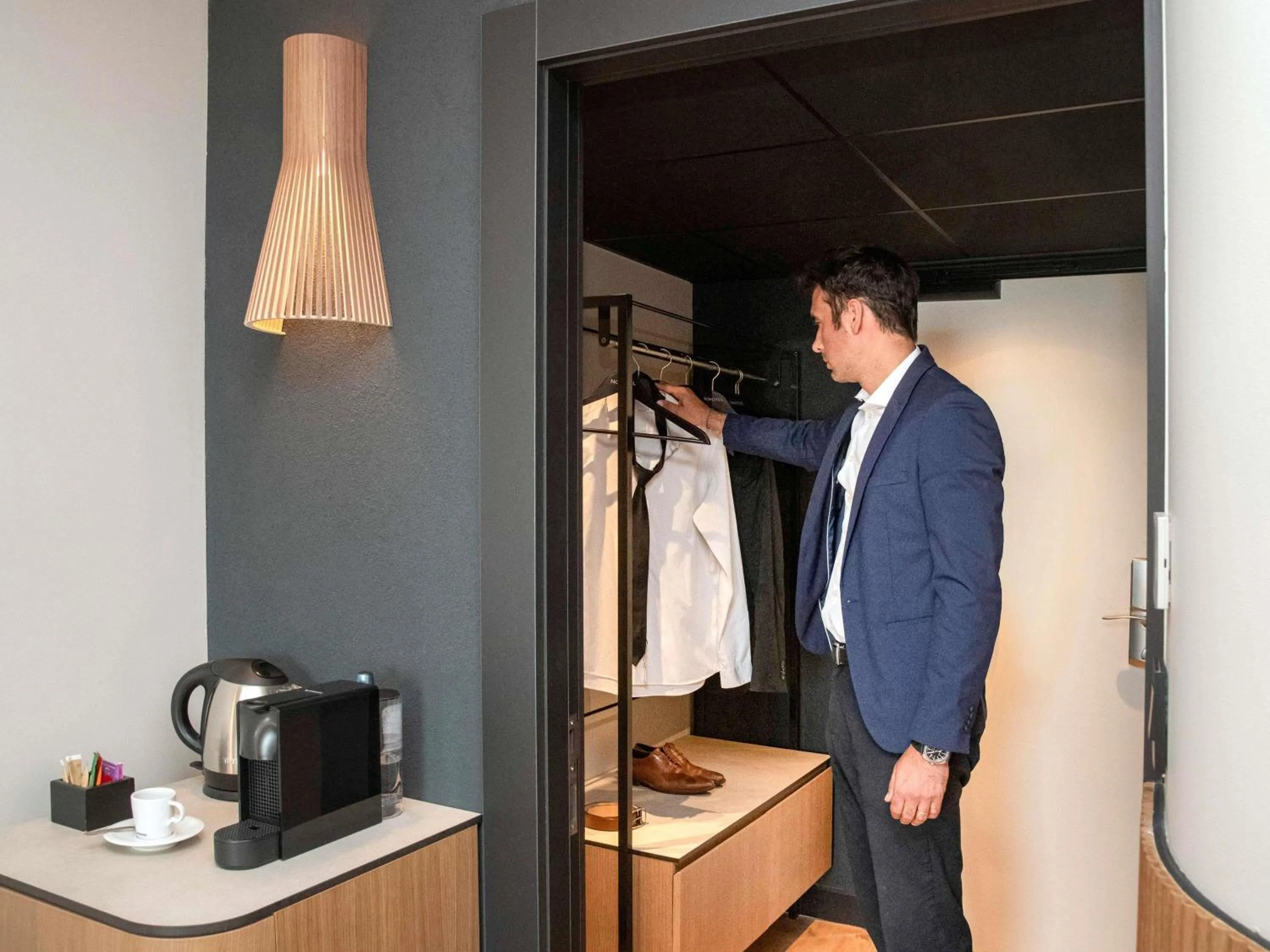 Bedroom in Novotel Nice Arenas Aeroport