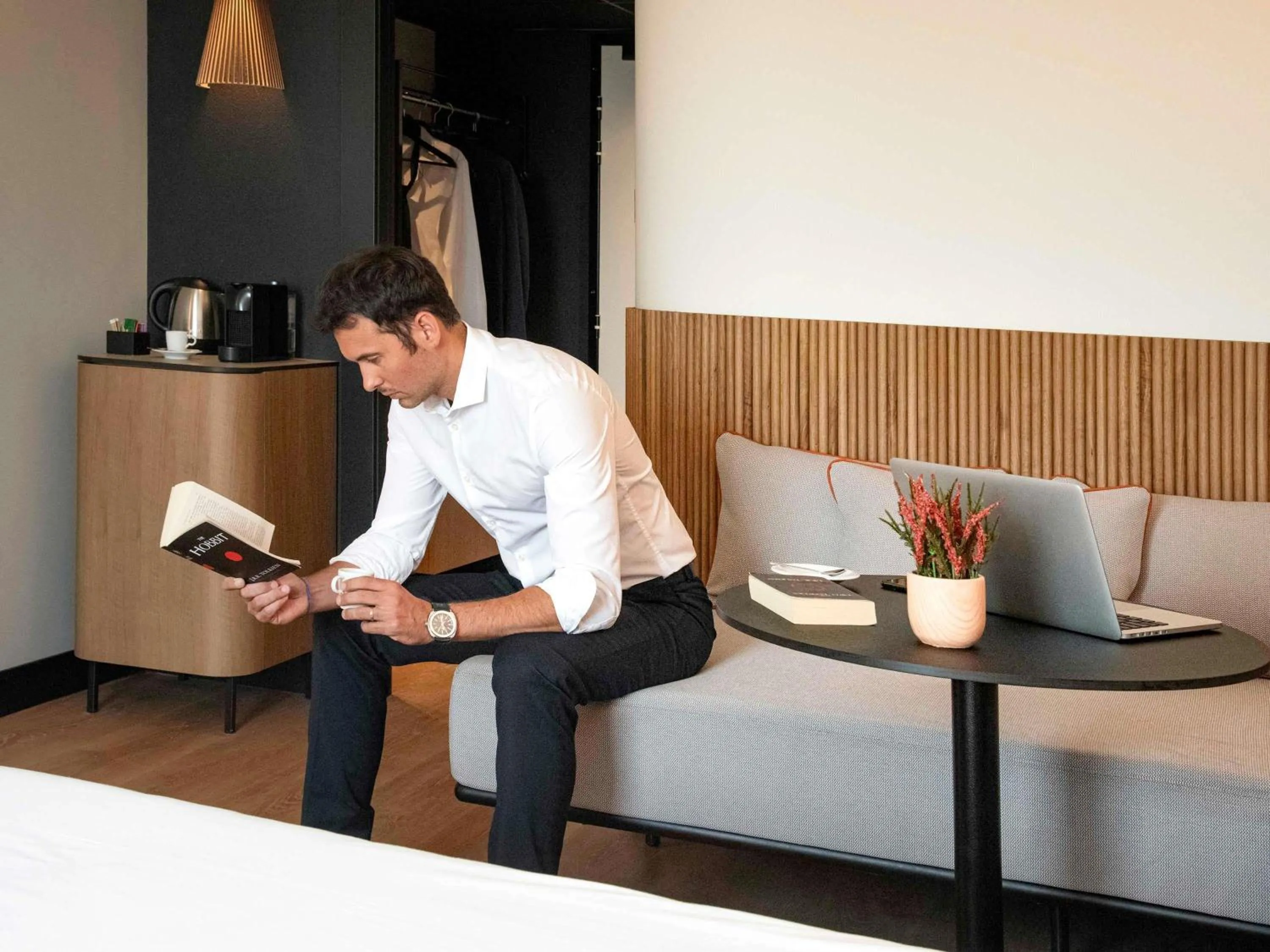 Bedroom in Novotel Nice Arenas Aeroport