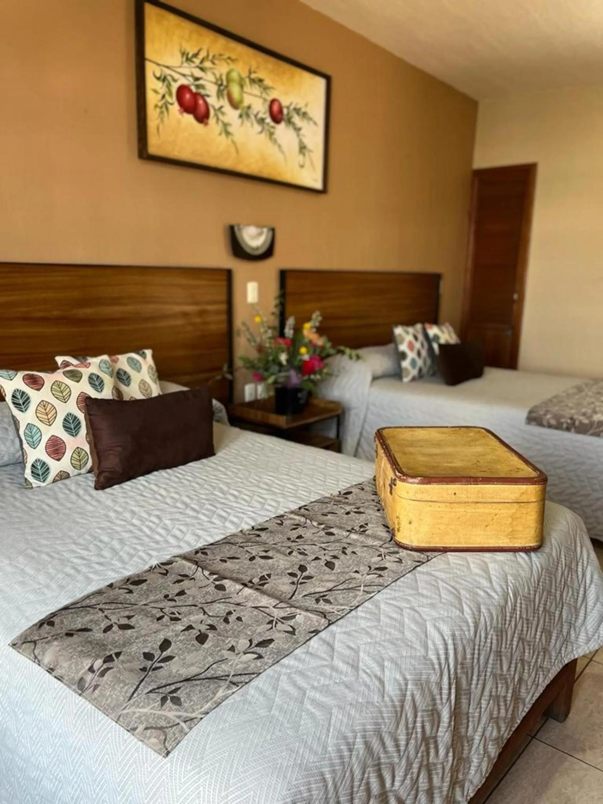Bed in Hotel el Leñador