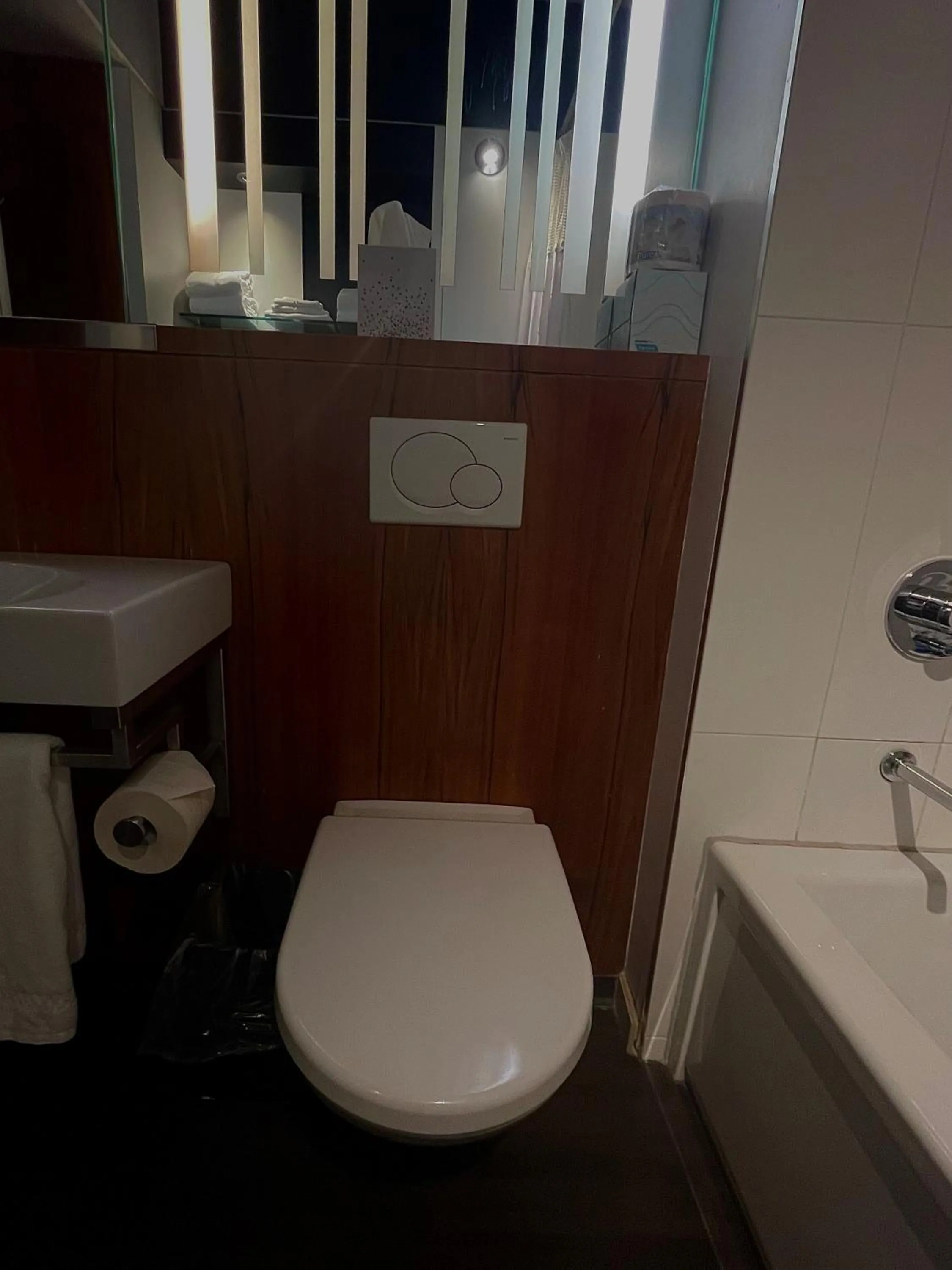 Toilet in Alt Hotel Halifax Airport