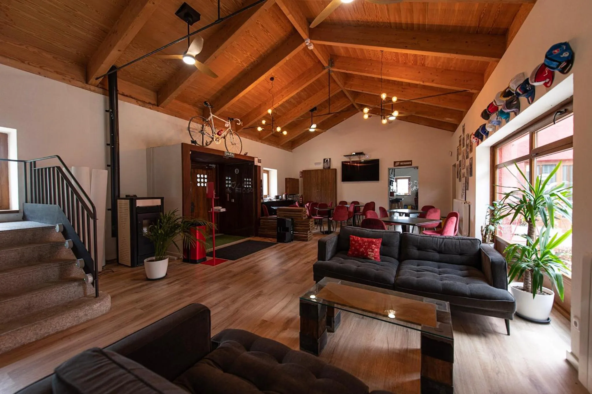 Lobby or reception in CicloLodge