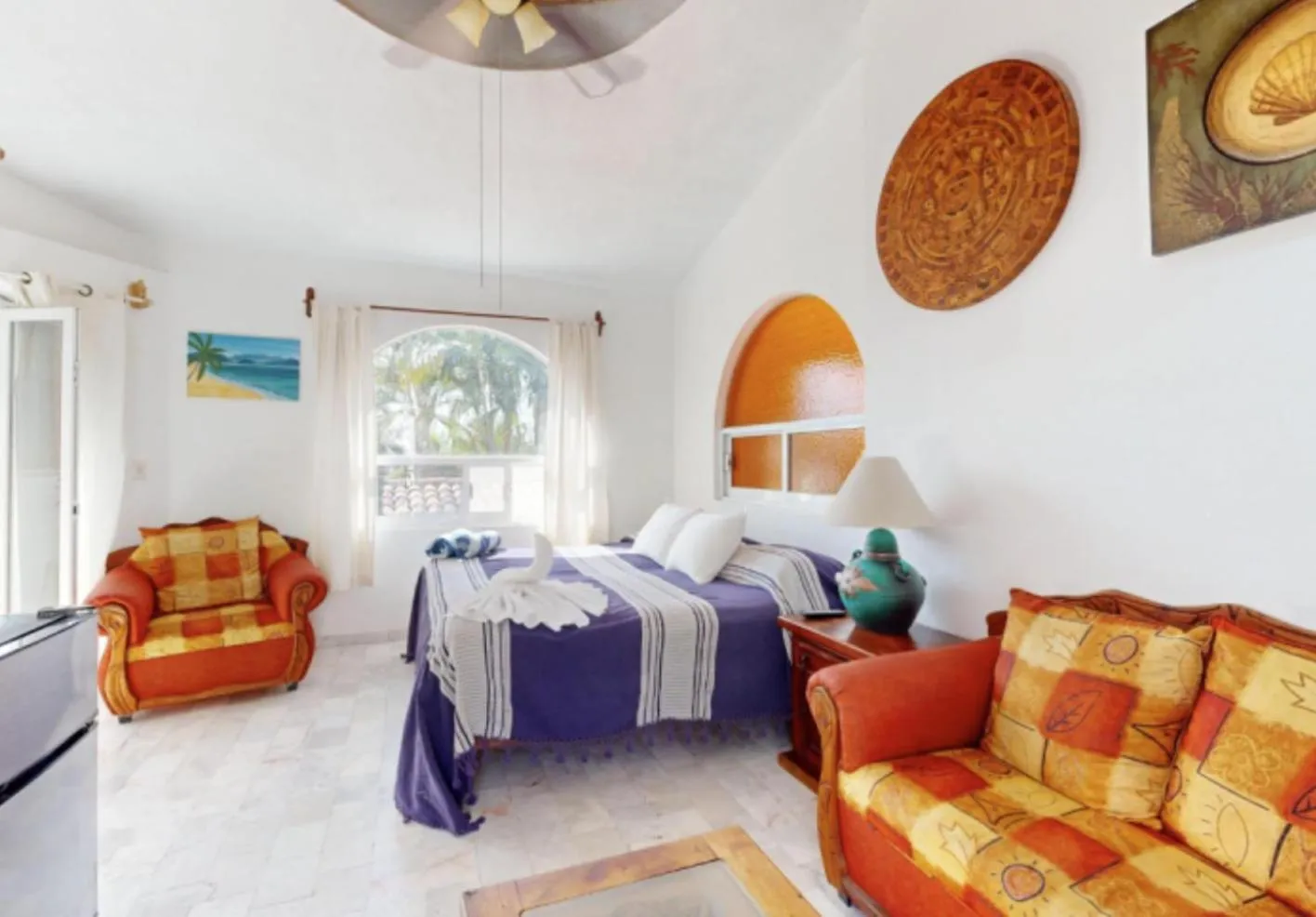 Bed in Aventura Pacifico Boutique Suites & Villas