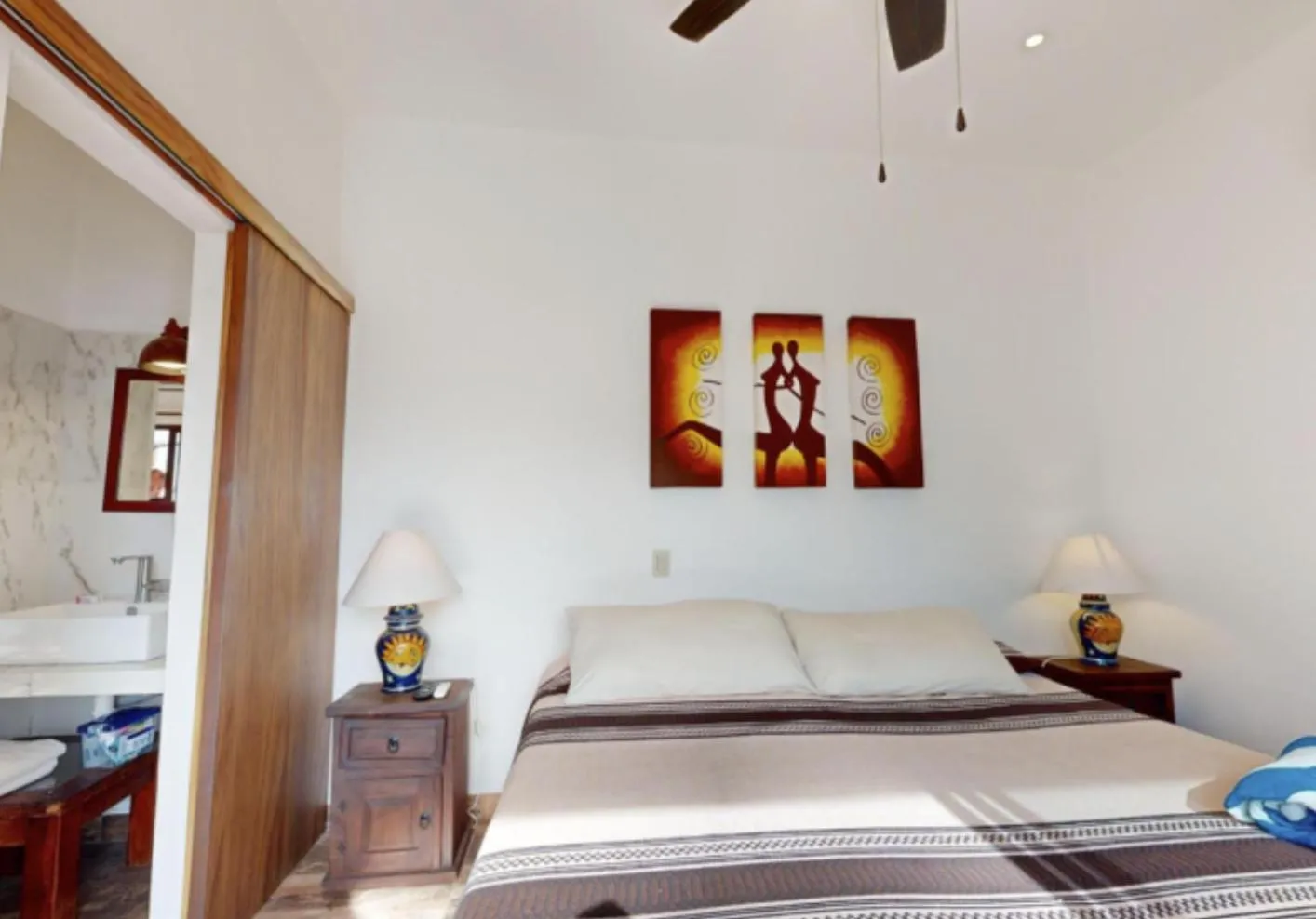 Bed in Aventura Pacifico Boutique Suites & Villas