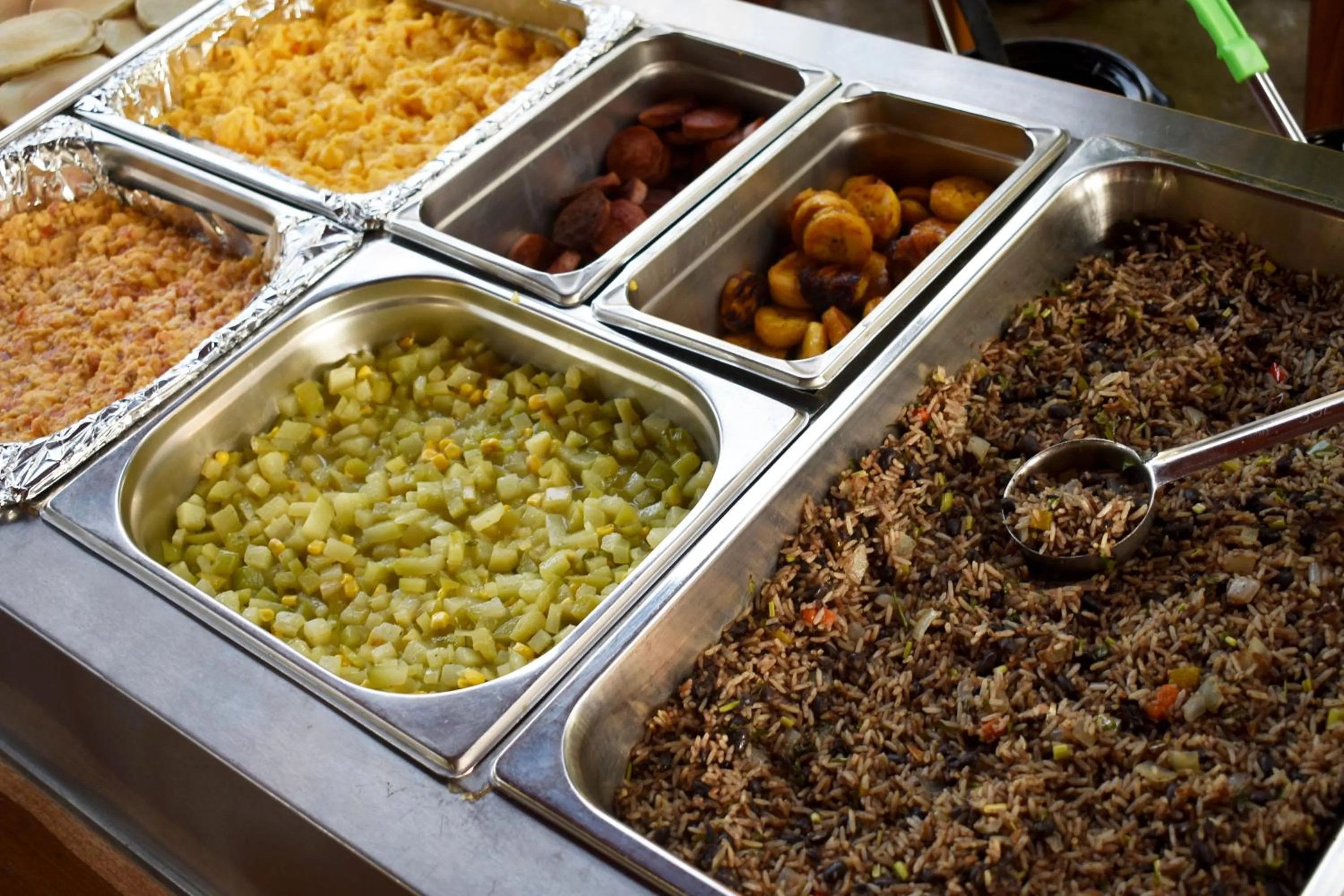 Buffet breakfast in Hotel Arenal Country Inn