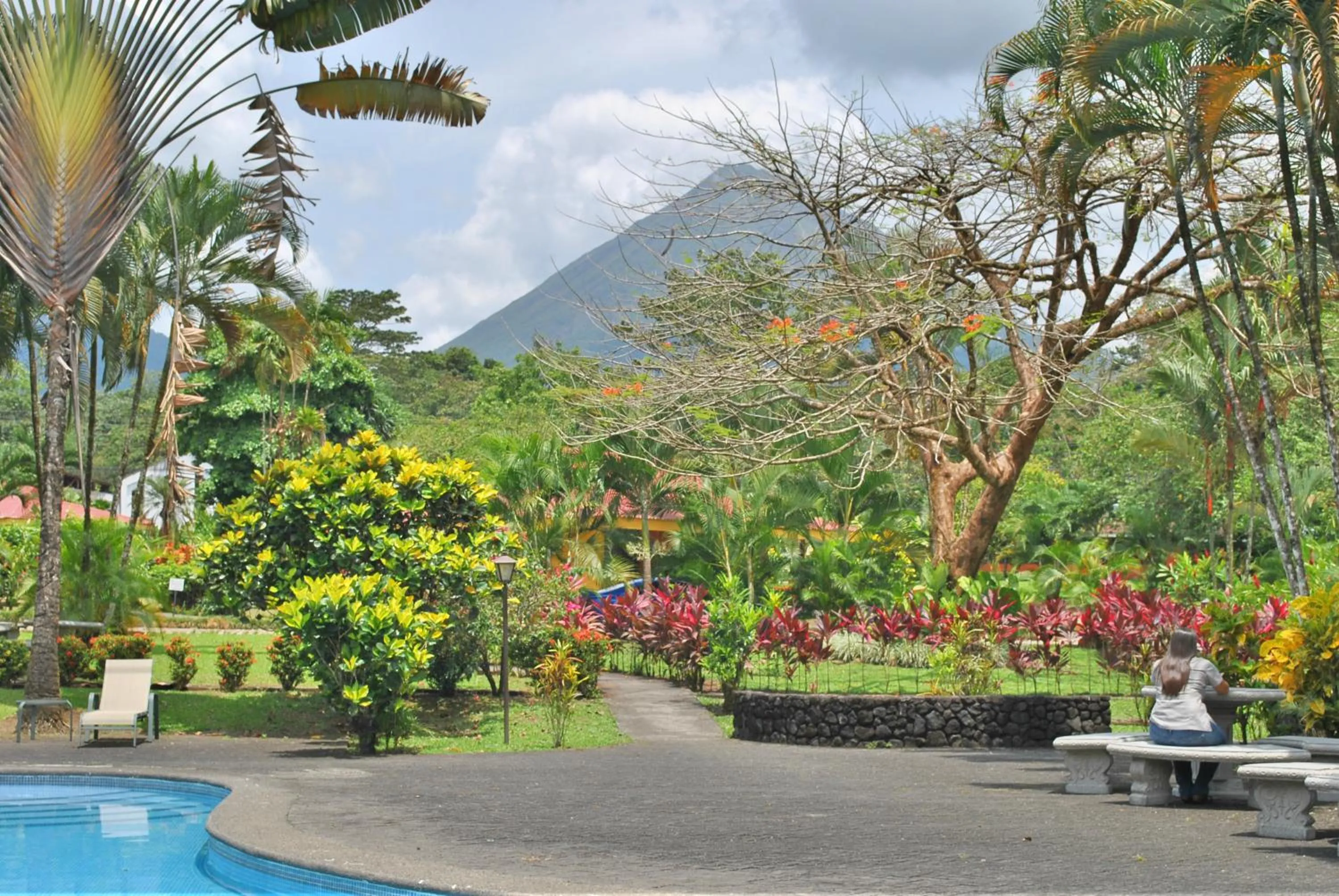 Garden in Hotel Arenal Country Inn