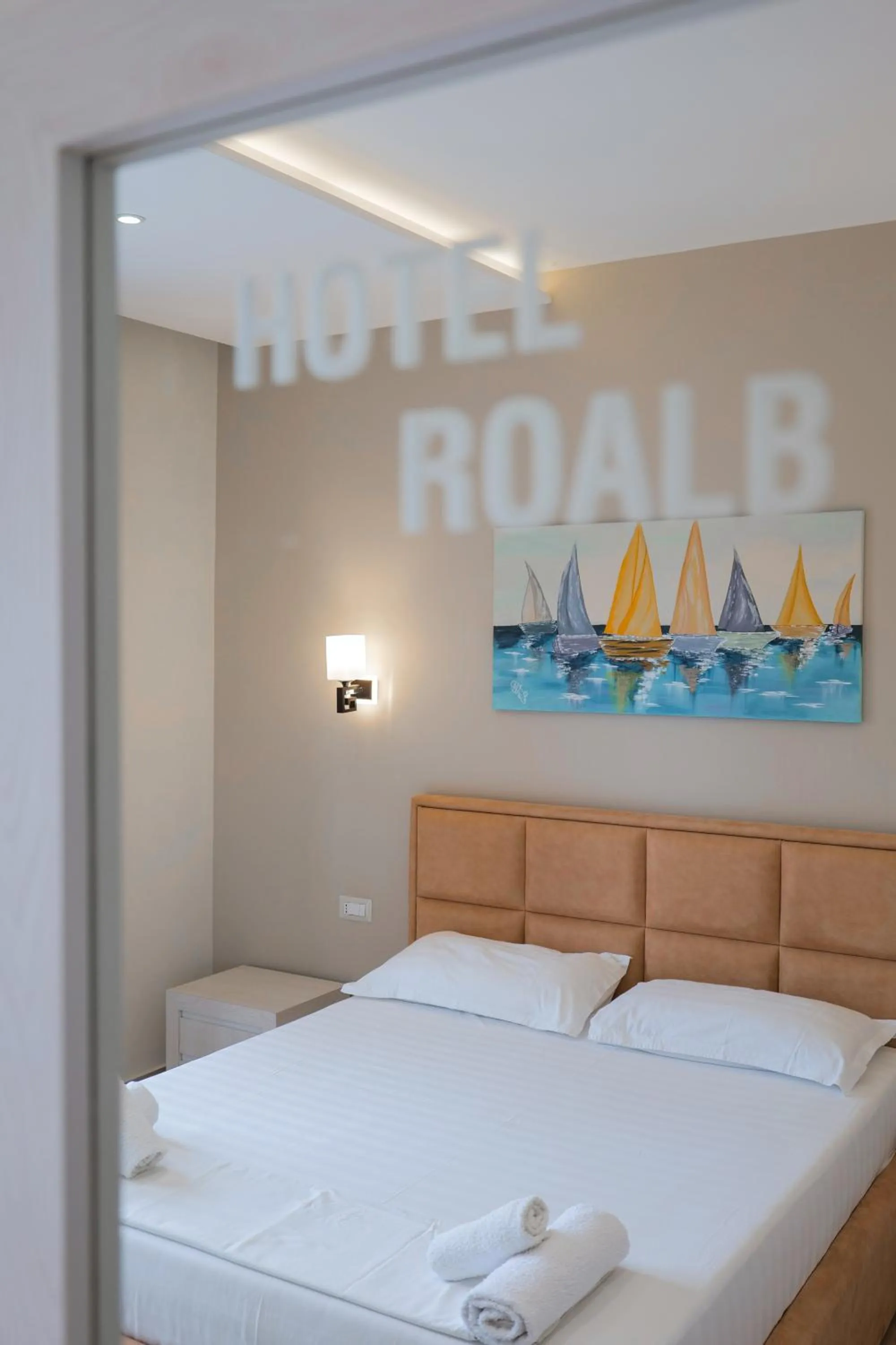Bed in Hotel Roalb