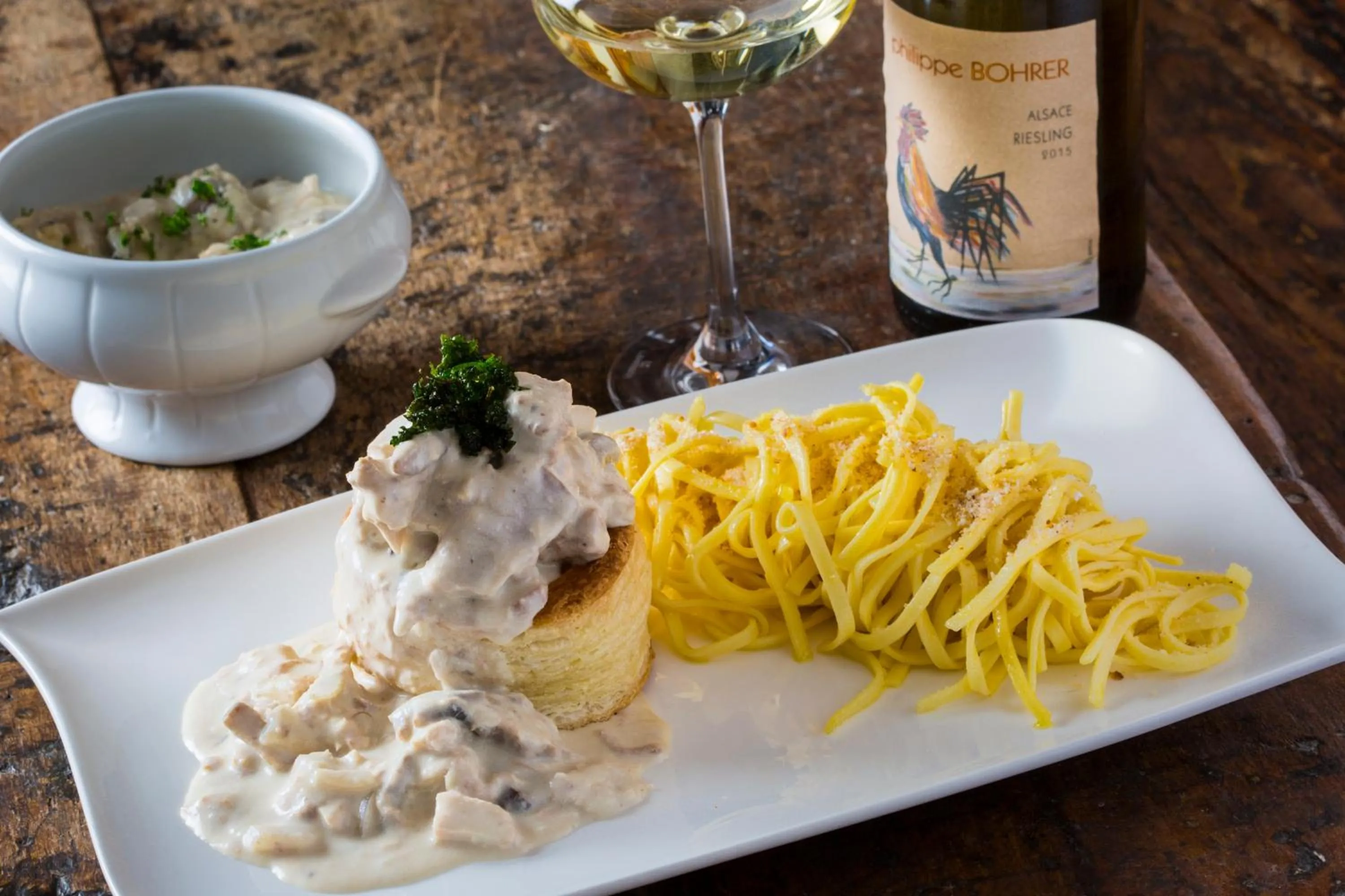 Food close-up in Le Domaine de Rouffach