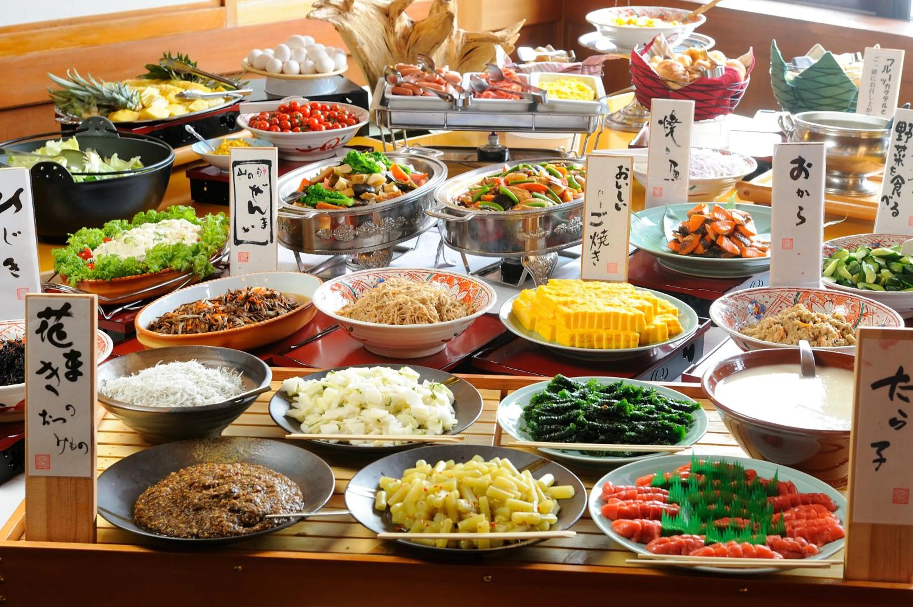 Buffet breakfast in Yukaen