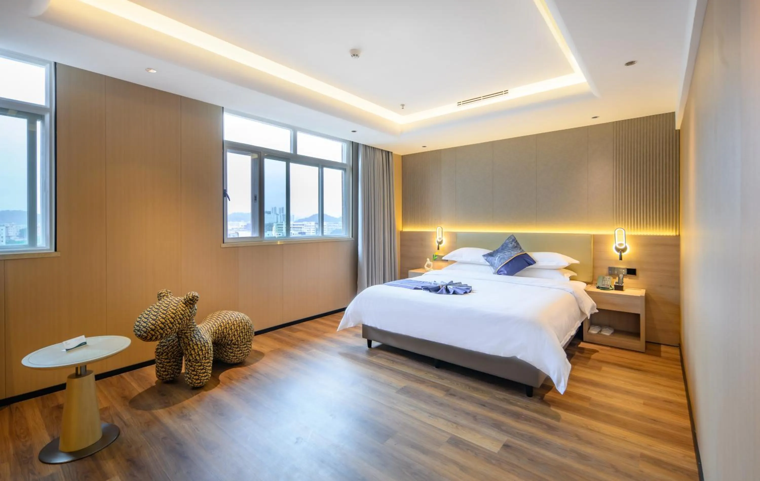 Bed in Shanshui S Hotel