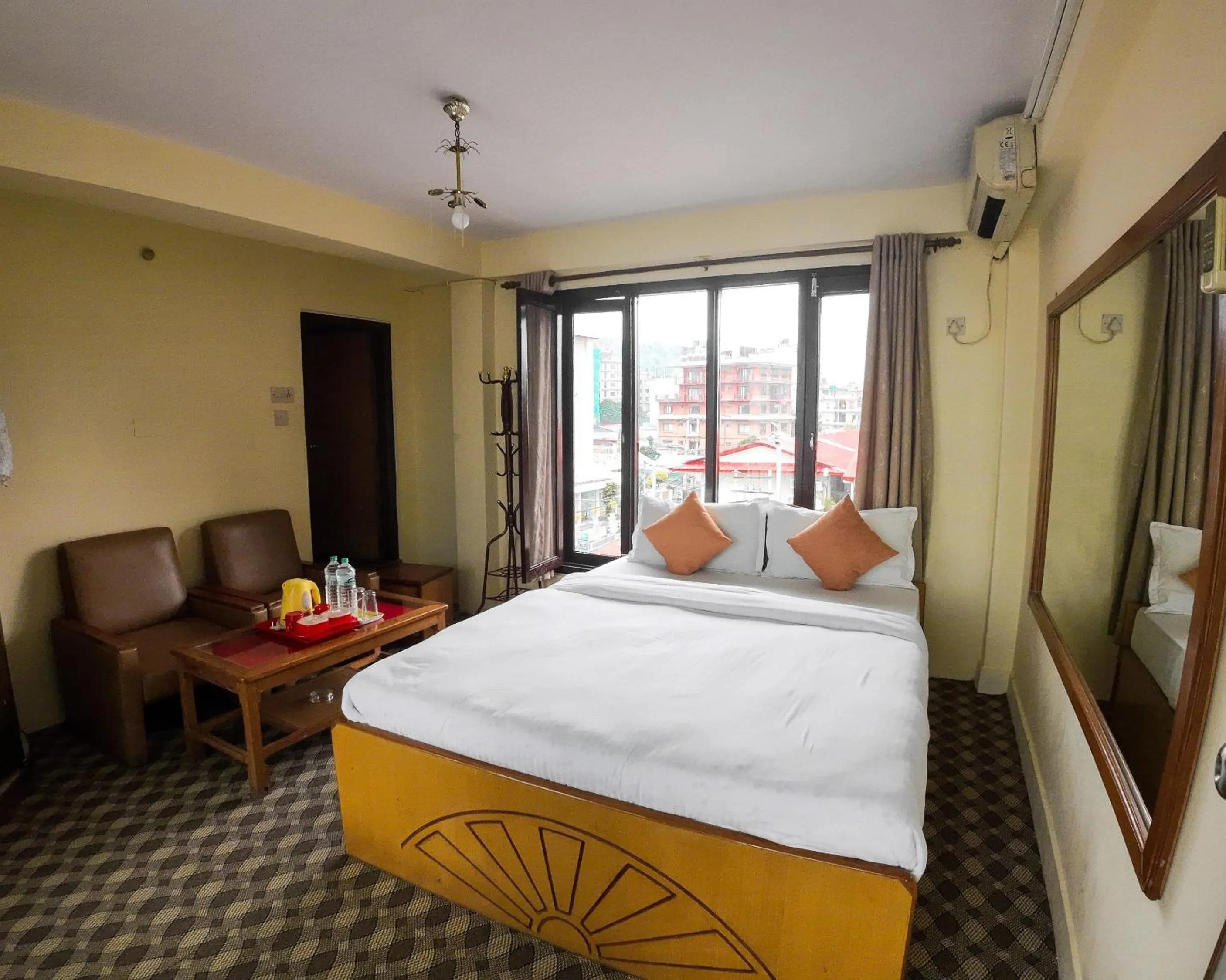 Bed in Hotel Travel Inn