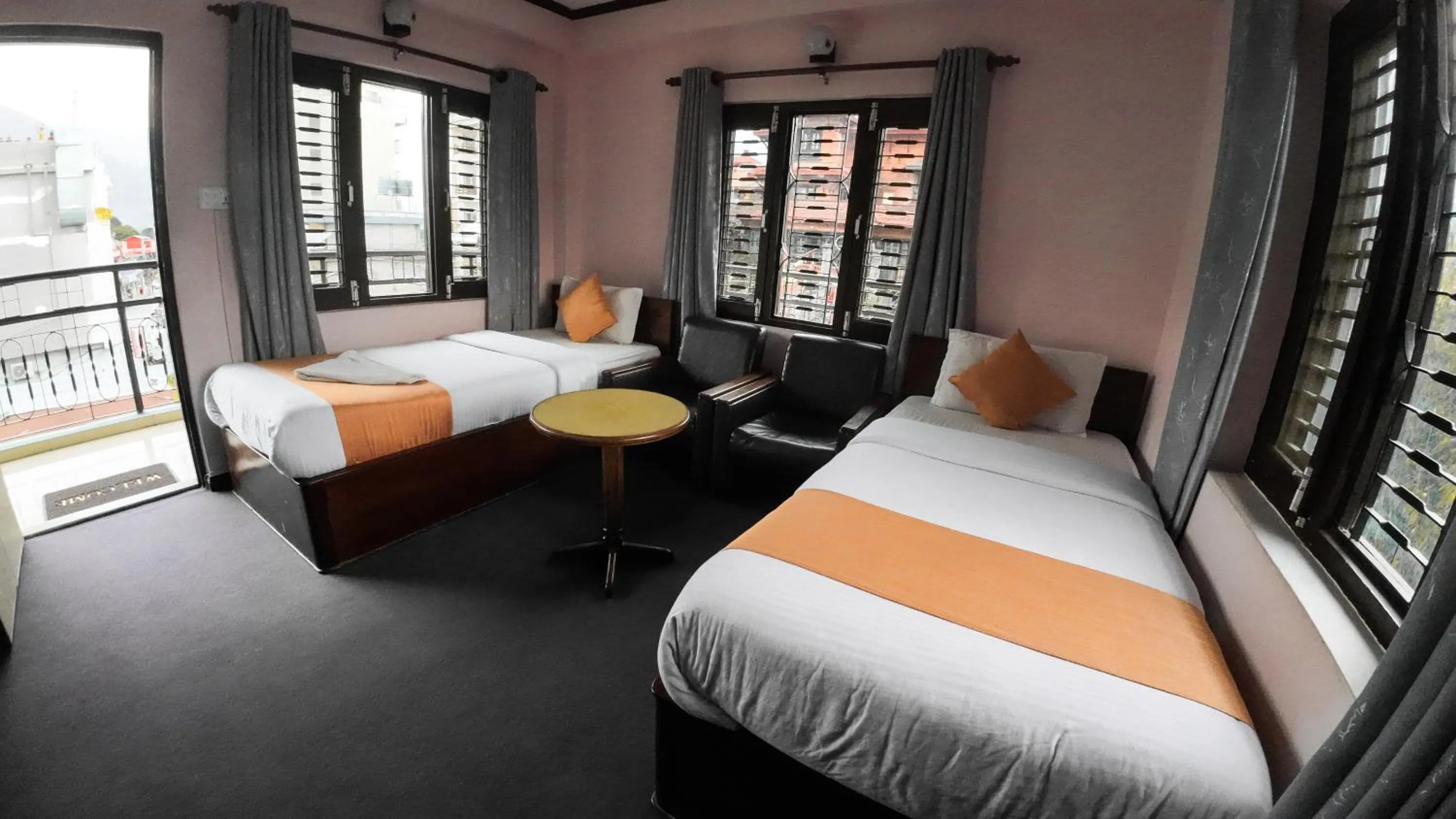 Bed in Hotel Travel Inn