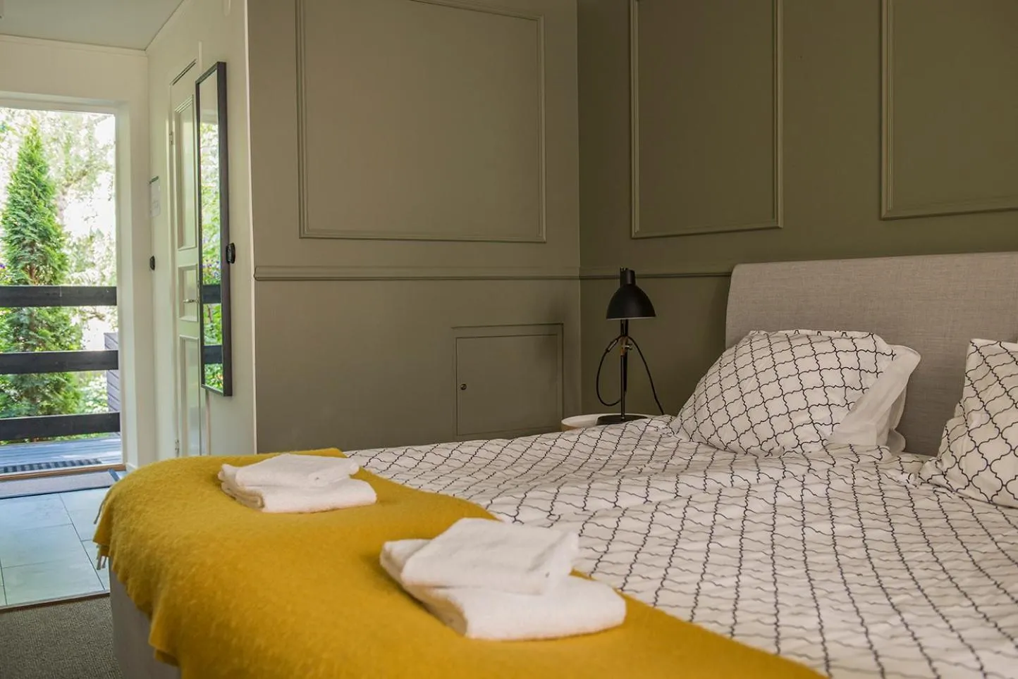 Bed in Värdshuset Lindgården