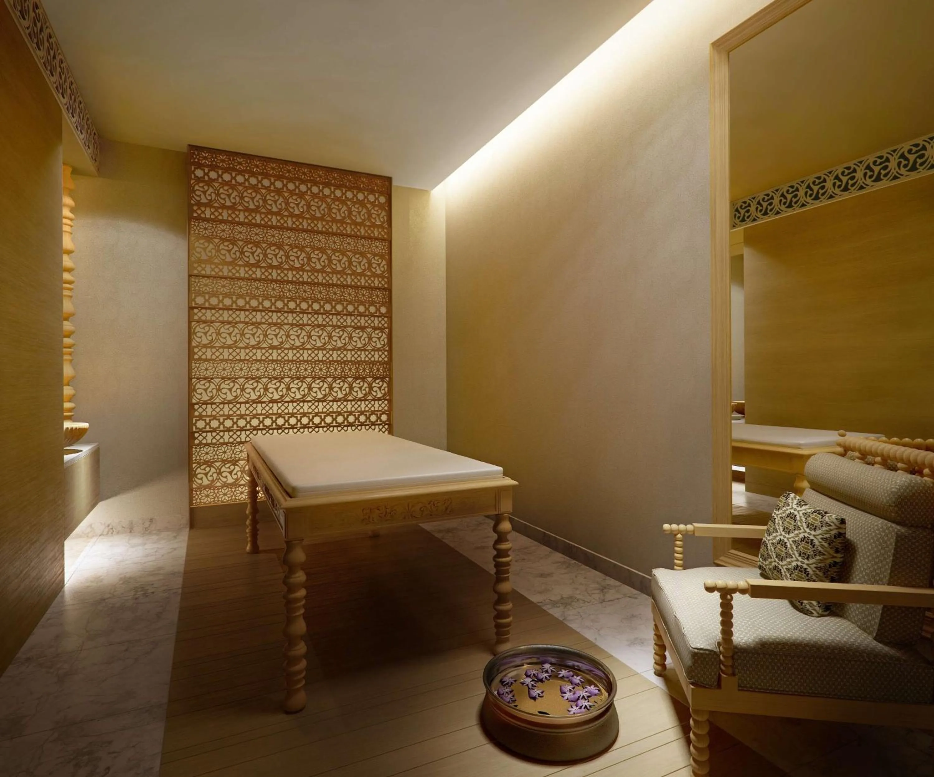 Spa and wellness centre/facilities, Bed in Hyatt Regency Gurgaon