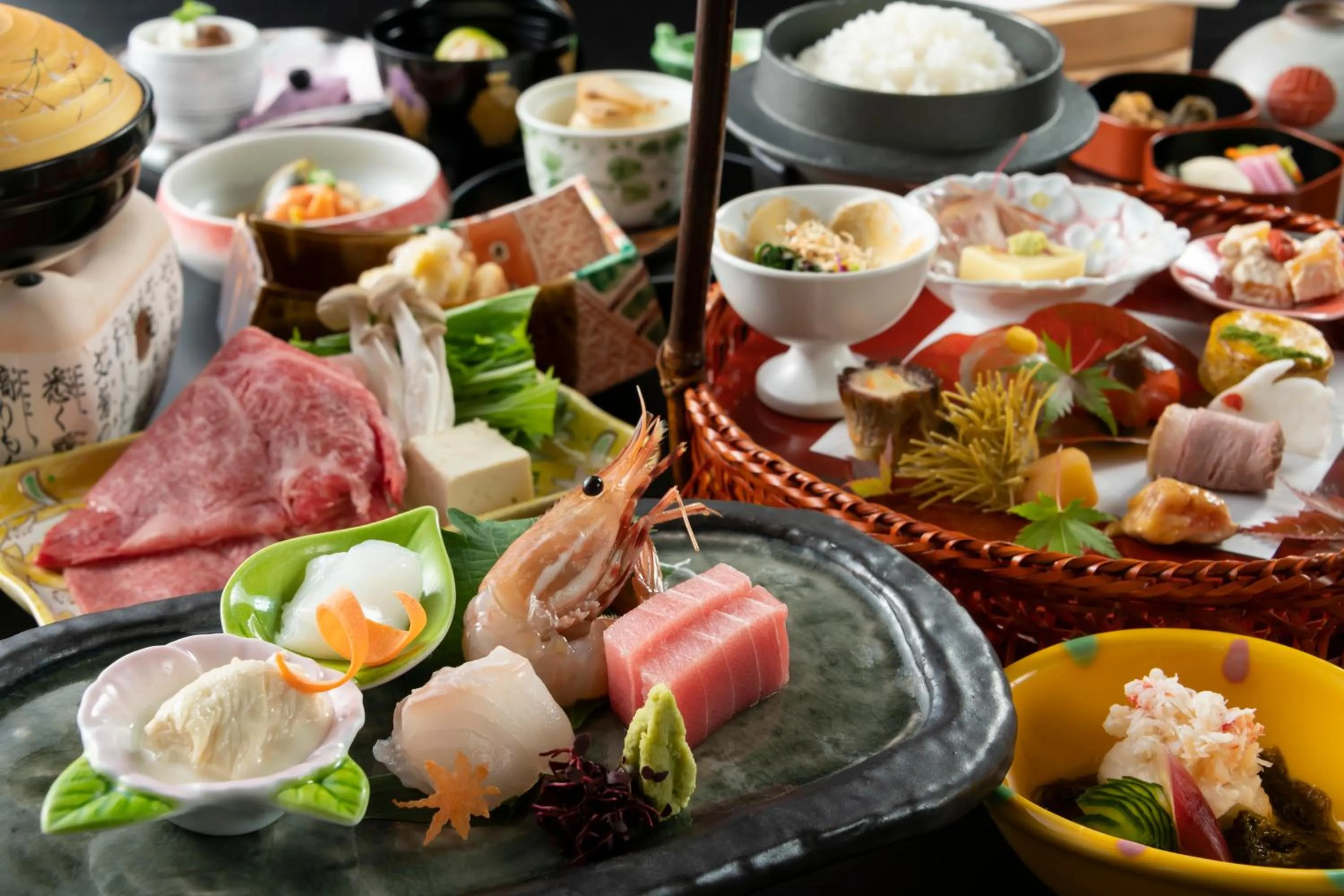 Food and drinks in Kinugawa Grand Hotel Yumenotoki