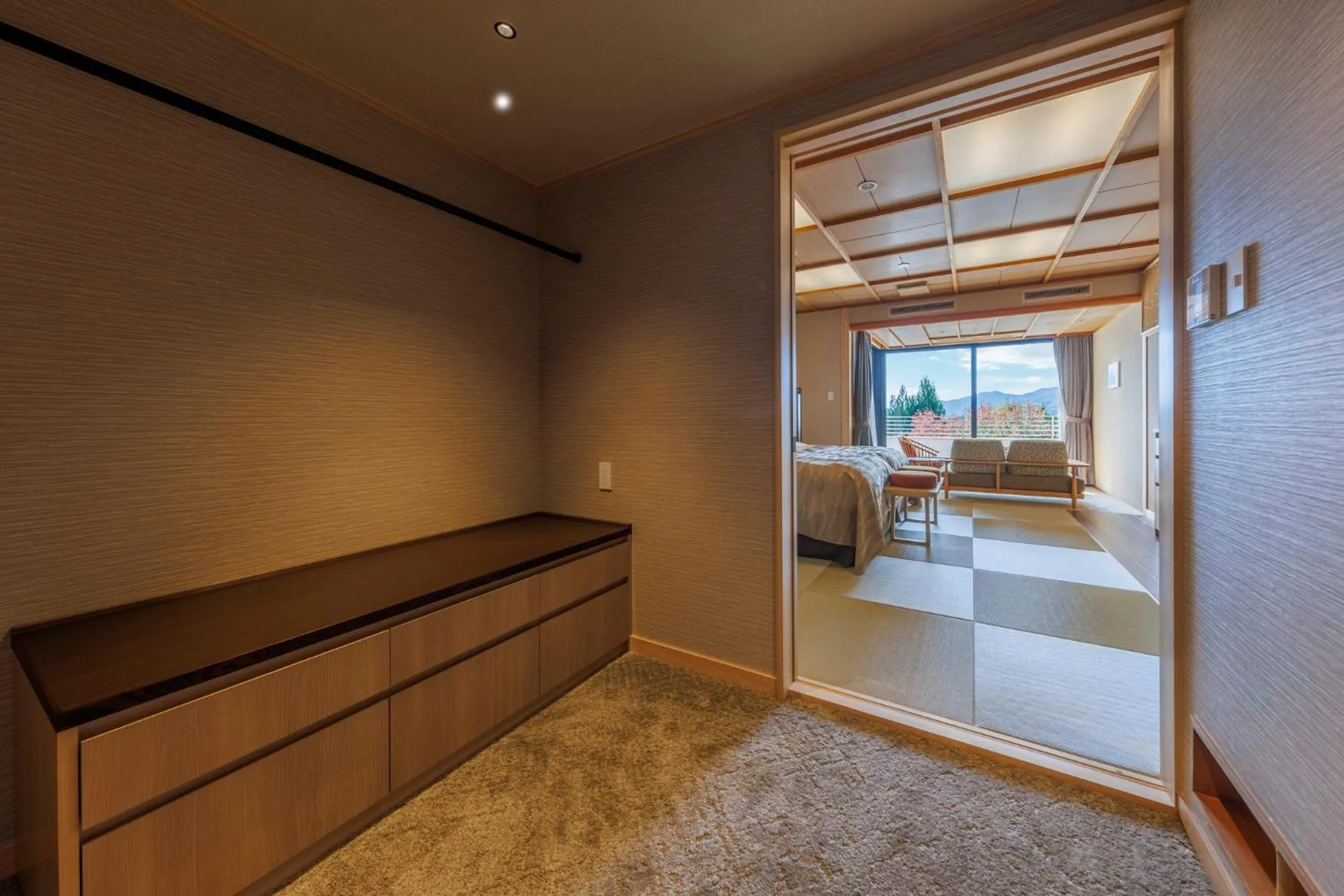 Bed in Kinugawa Grand Hotel Yumenotoki