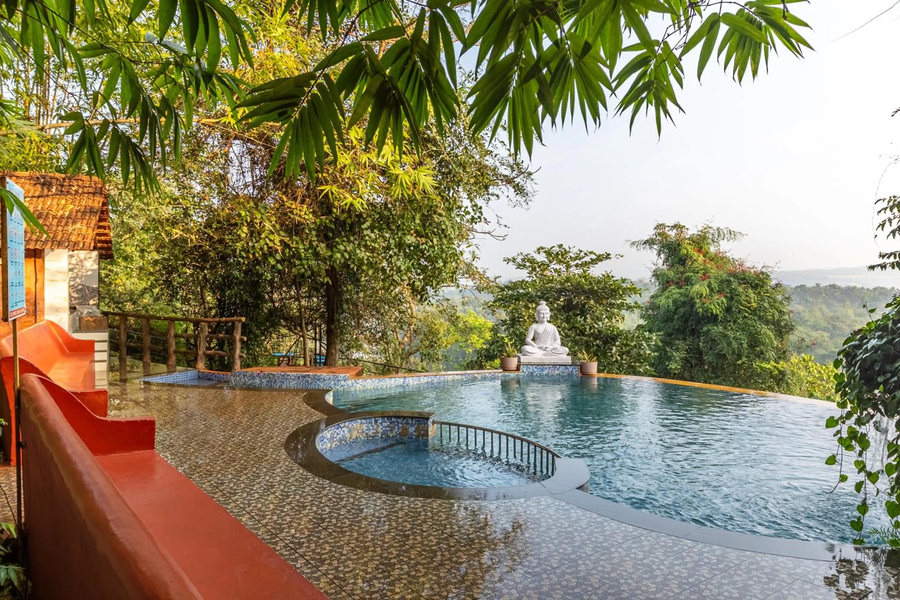 Pool view in Nature Trails Rock Valley, Goa