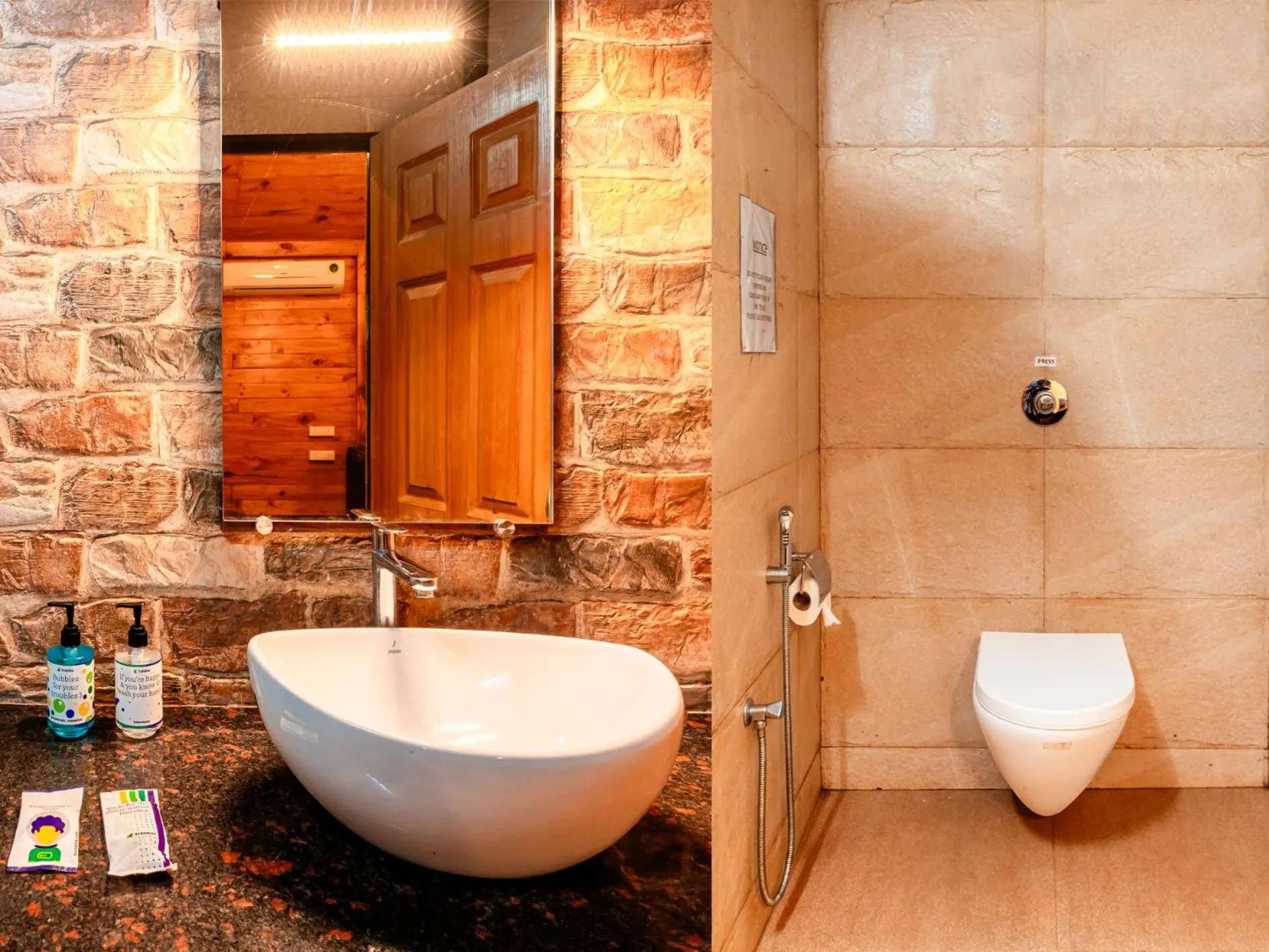 Toilet in Treebo Rock Valley