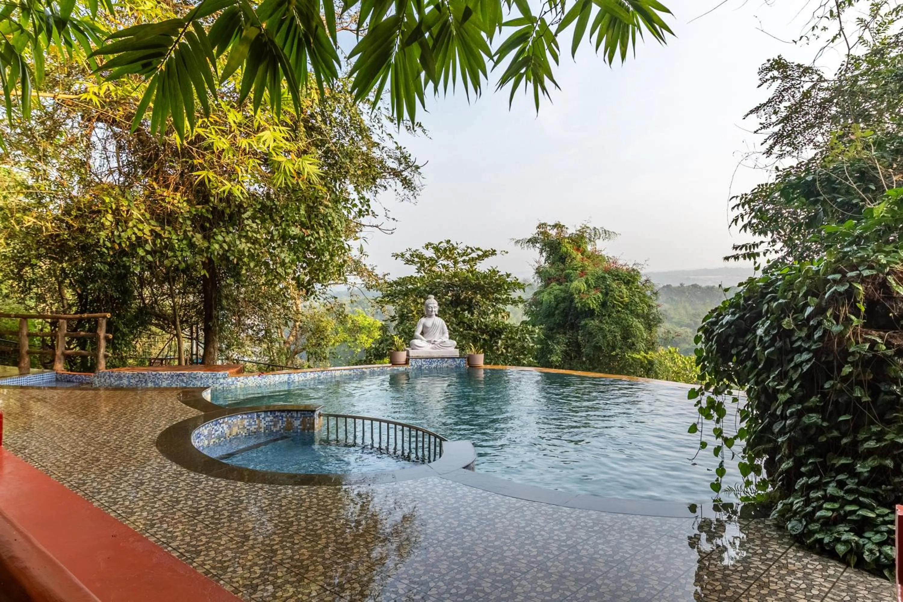 Pool view in Nature Trails Rock Valley, Goa