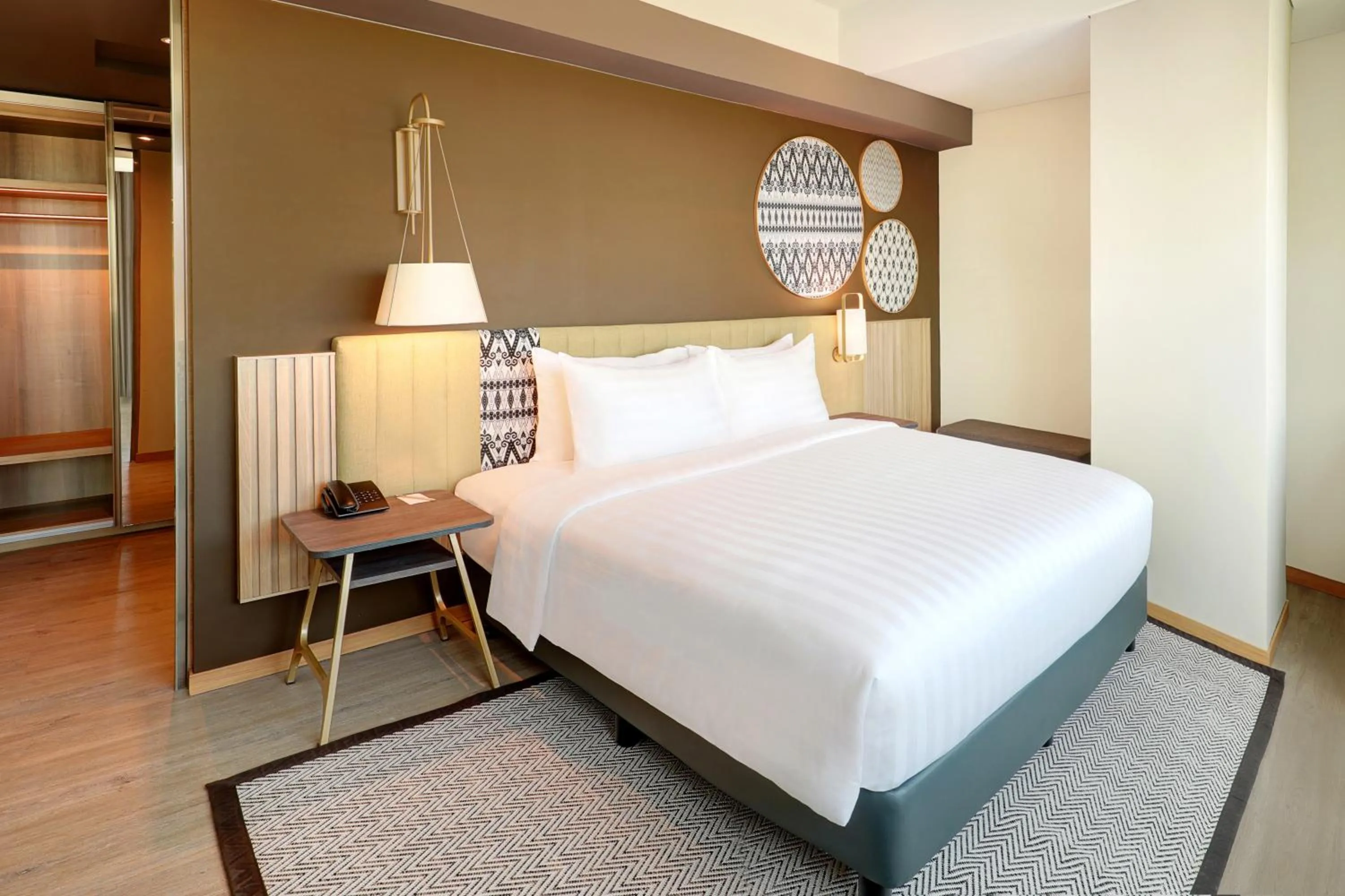 Bed in Mercure Makassar Nexa Pettarani