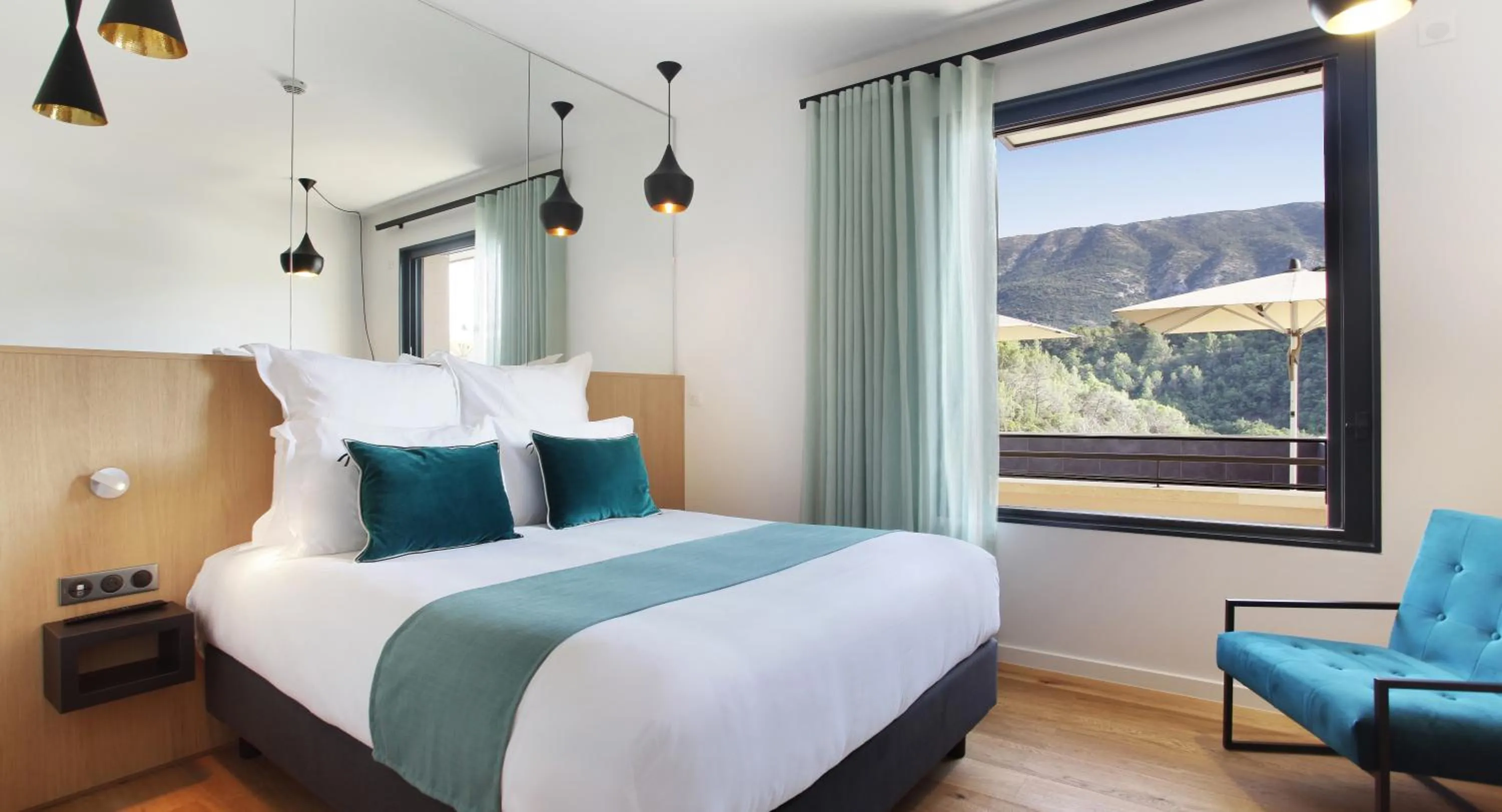 Bed in Hôtel Sainte Victoire