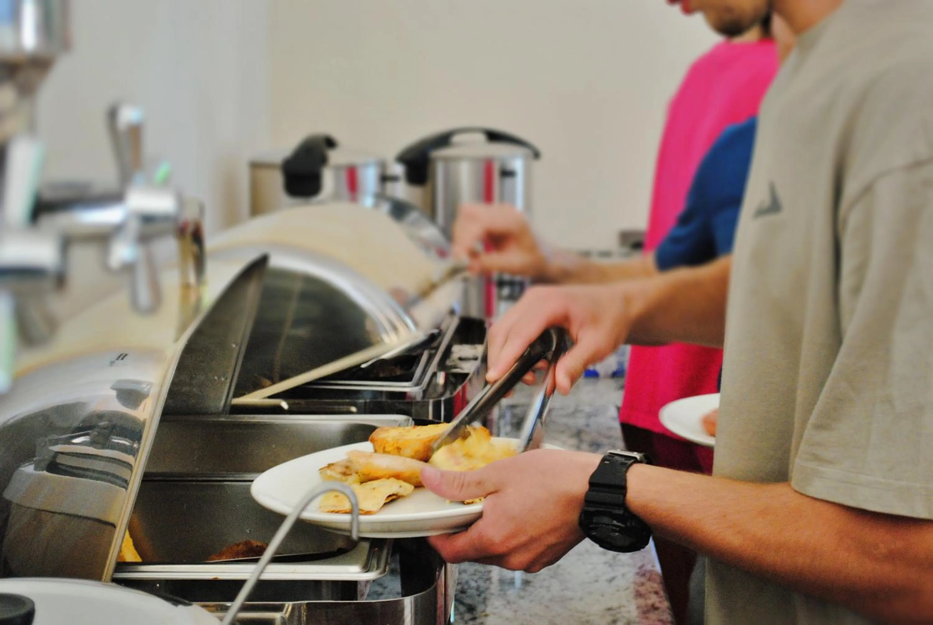 Buffet breakfast in Chveni Ezo Boutique Hotel