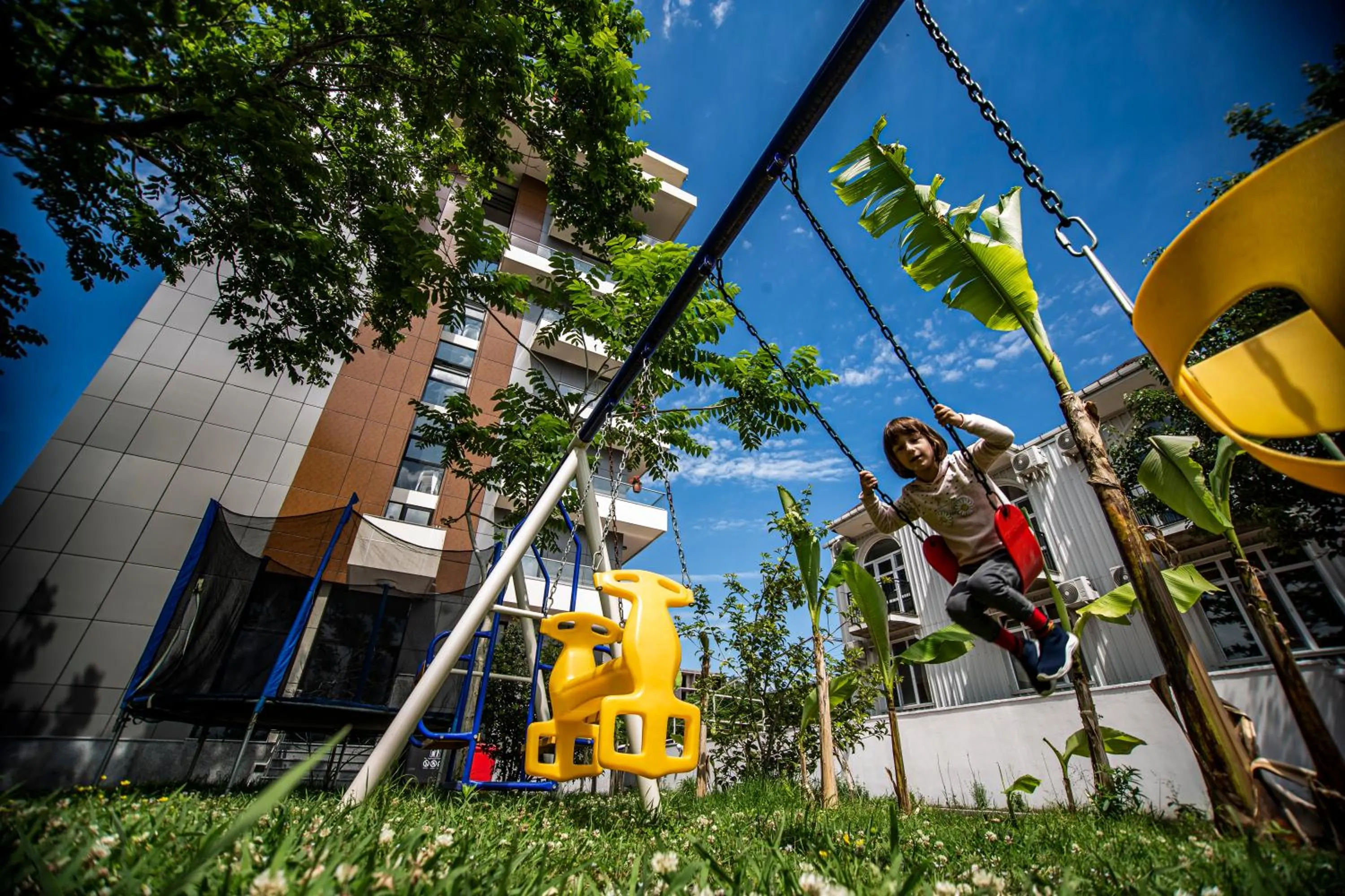 Children play ground in Chveni Ezo Boutique Hotel