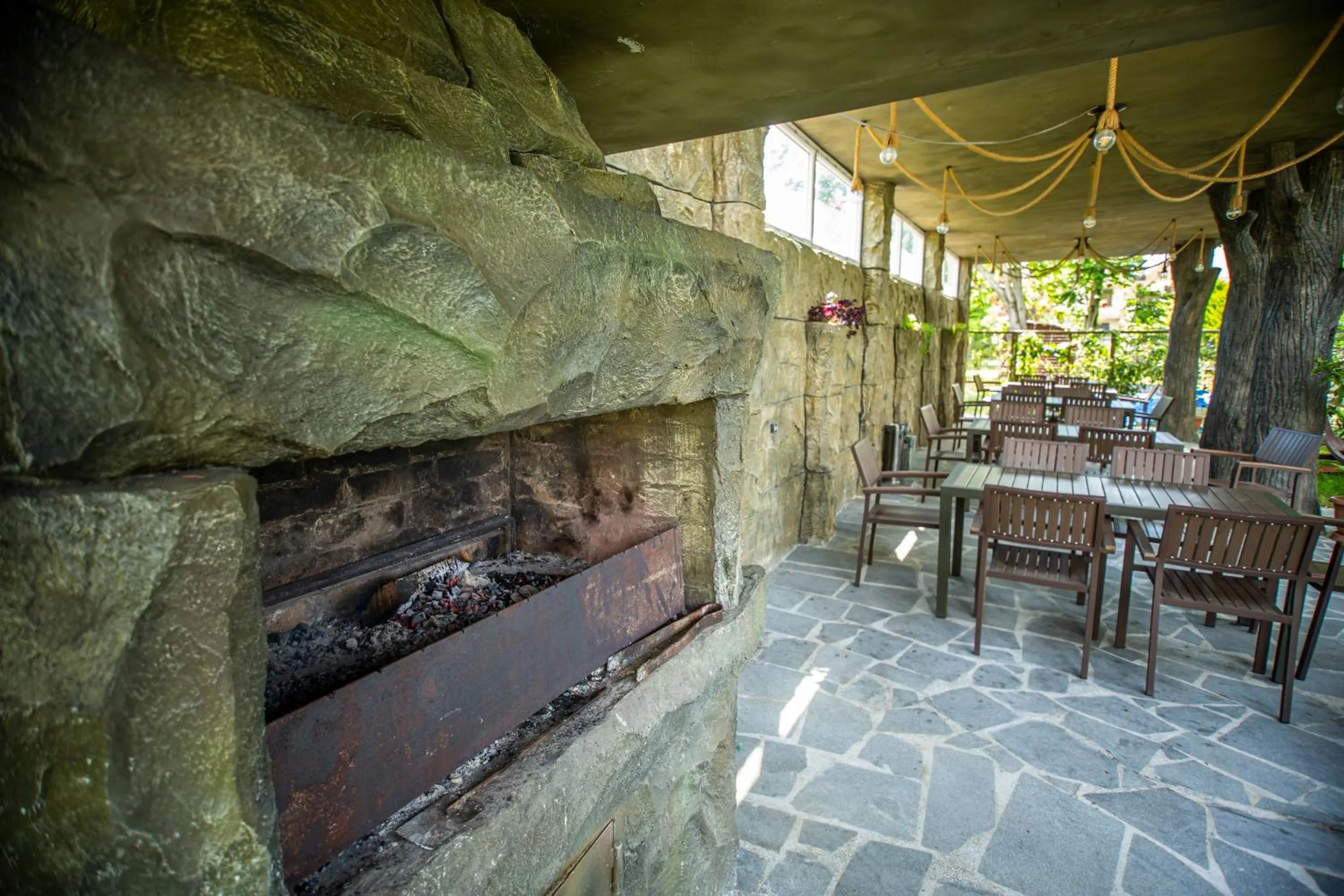 BBQ facilities in Chveni Ezo Boutique Hotel