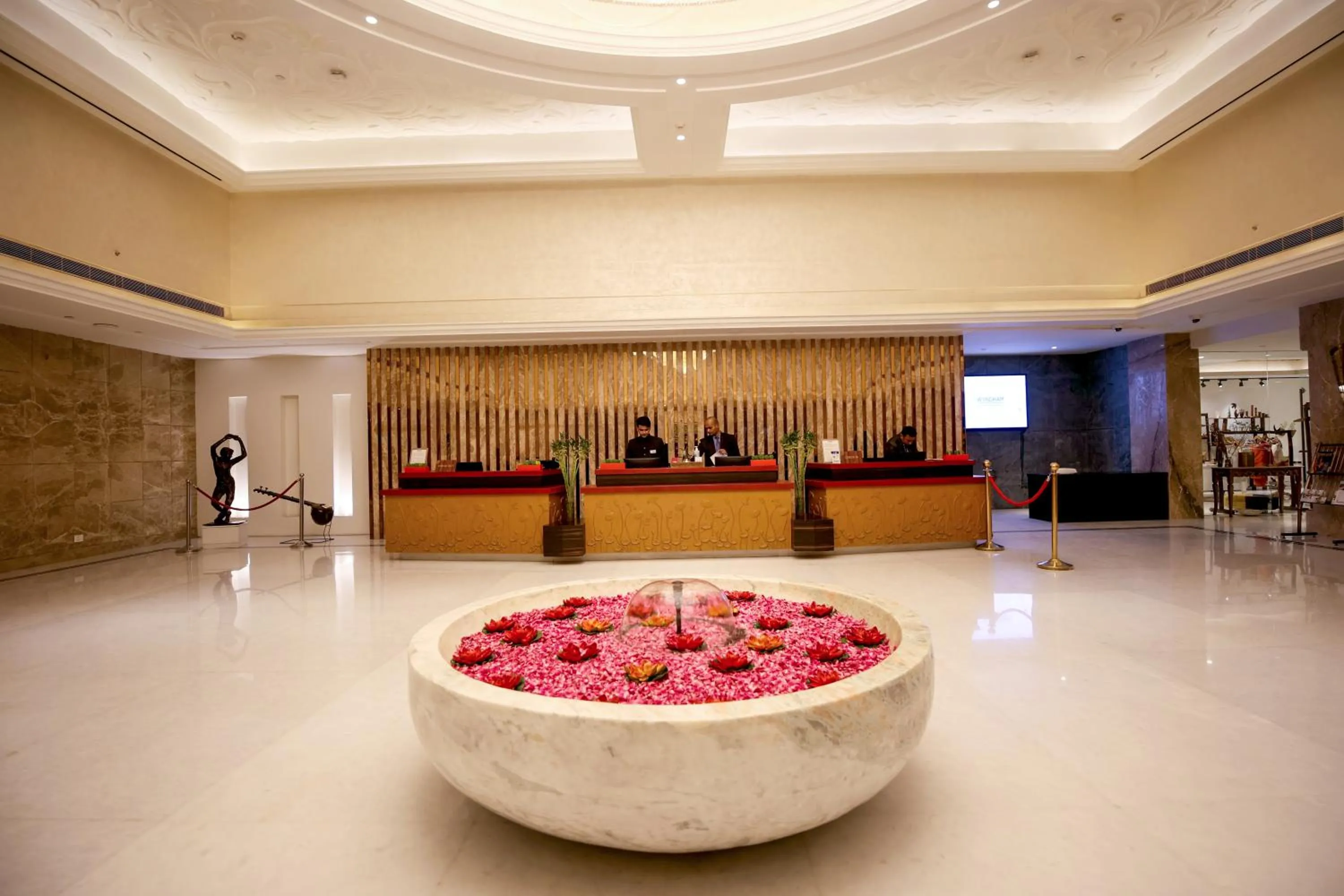 Lobby or reception in Ramada Plaza by Wyndham Lucknow