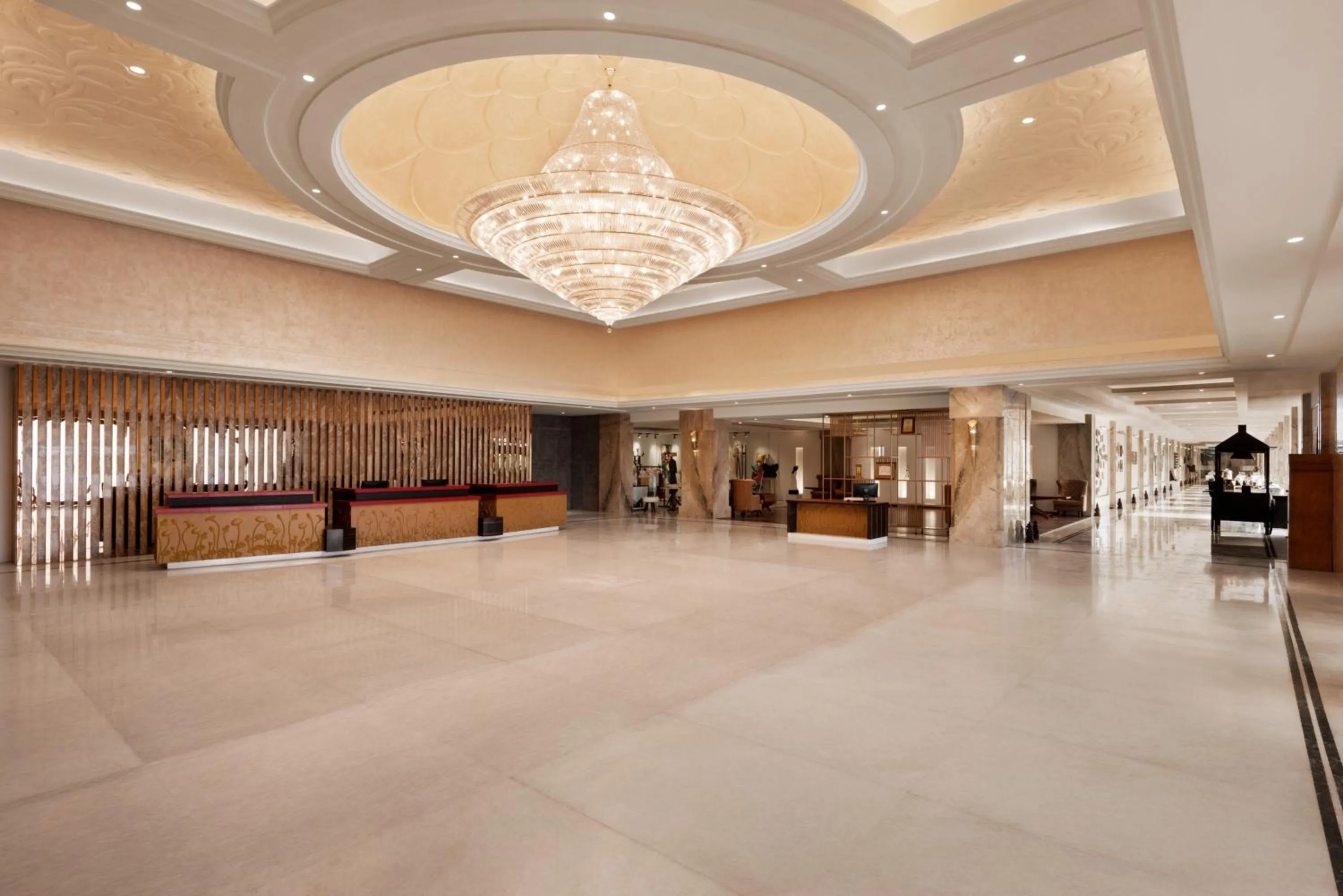 Lobby or reception in Ramada Plaza by Wyndham Lucknow