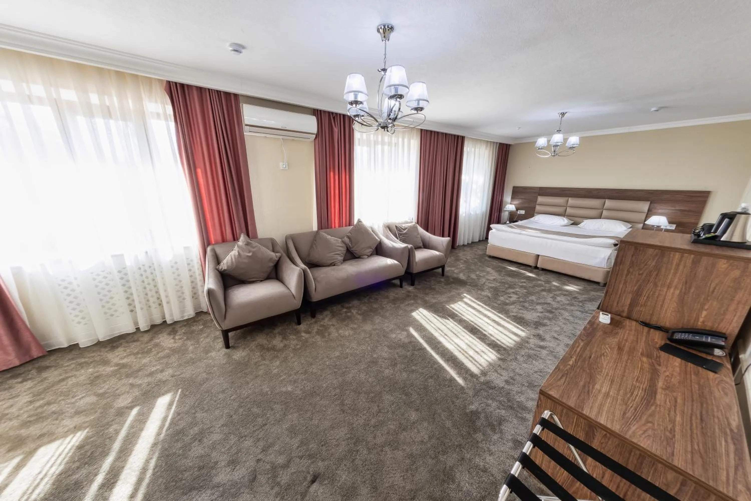 Photo of the whole room, Bed in Osh Grand Hotel Chavo