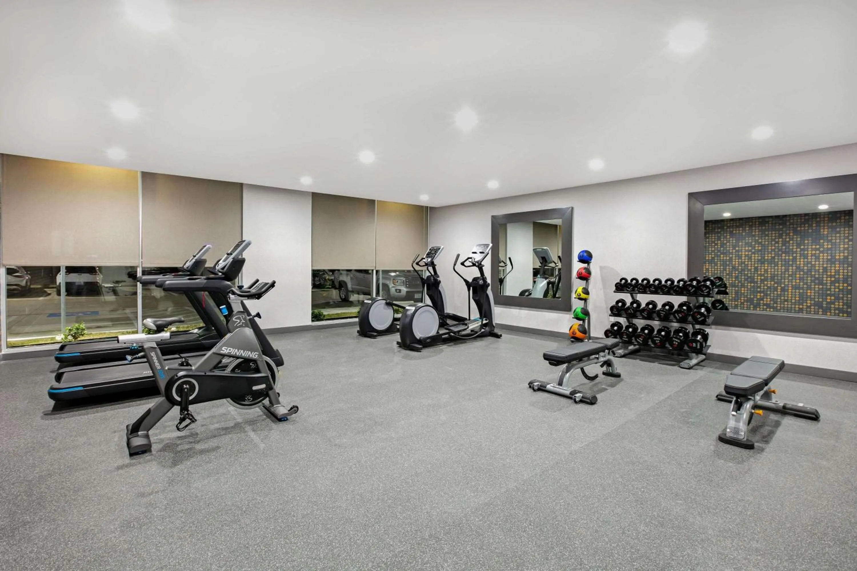 Fitness centre/facilities in La Quinta Inn & Suites DFW West-Glade-Parks