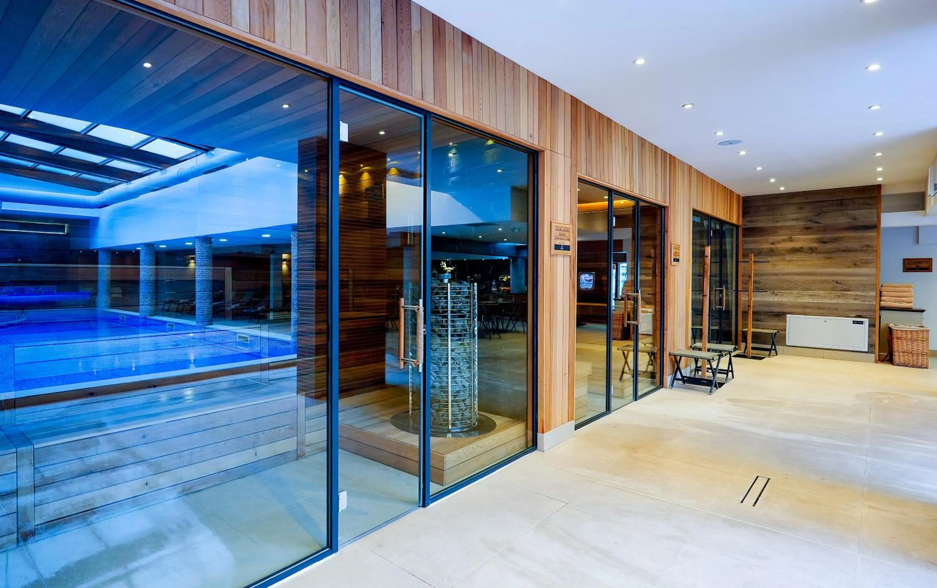 Sauna in Predela LUX Aparthotel