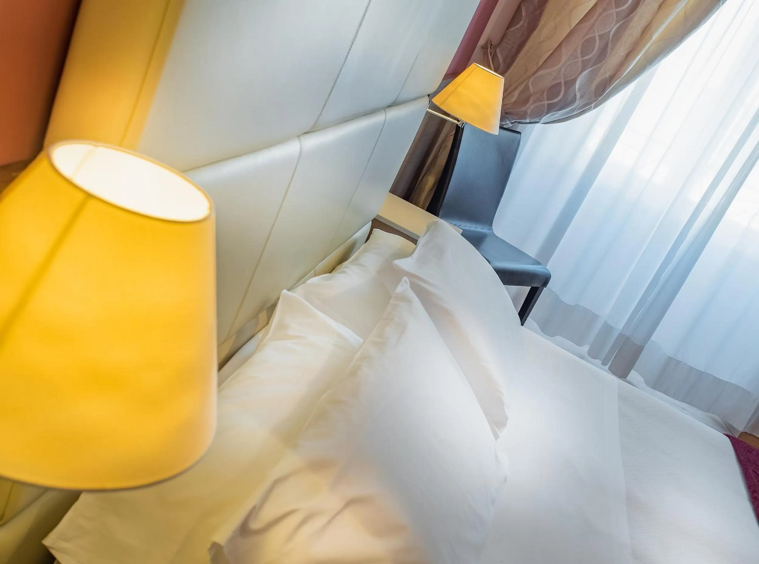 Decorative detail, Bed in Hotel Ligure