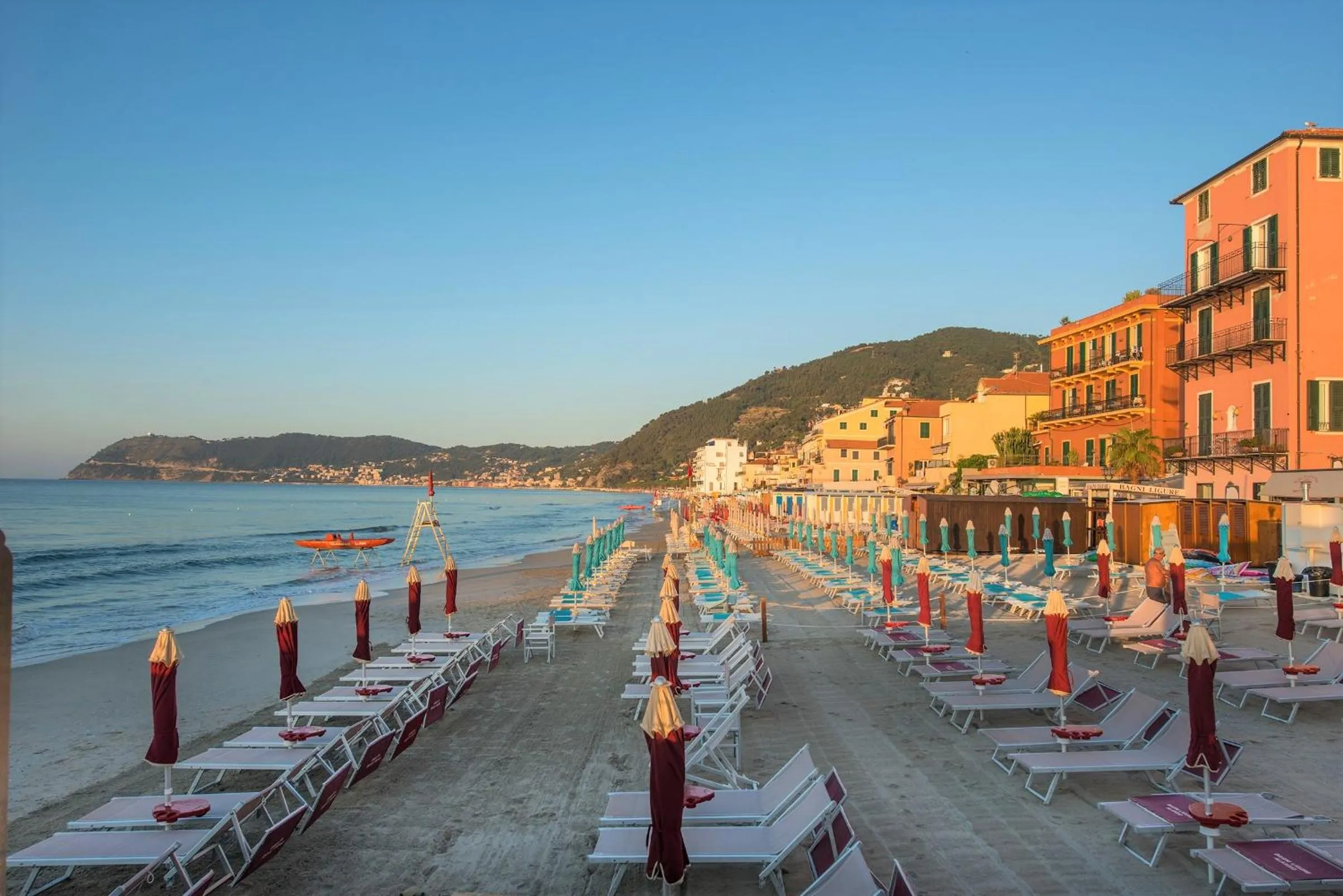 Beach in Hotel Ligure