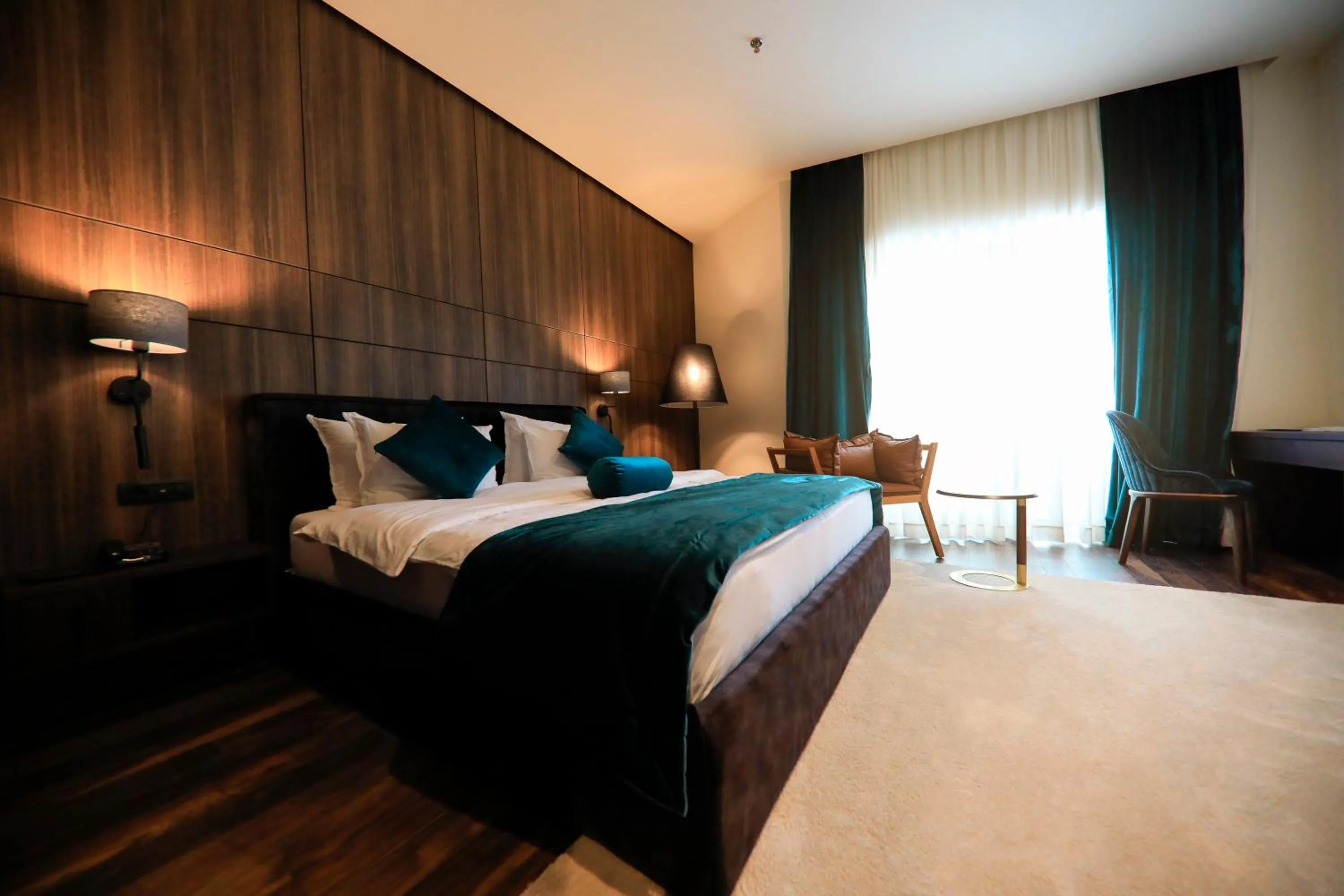 Bed in Premium Park Hotel