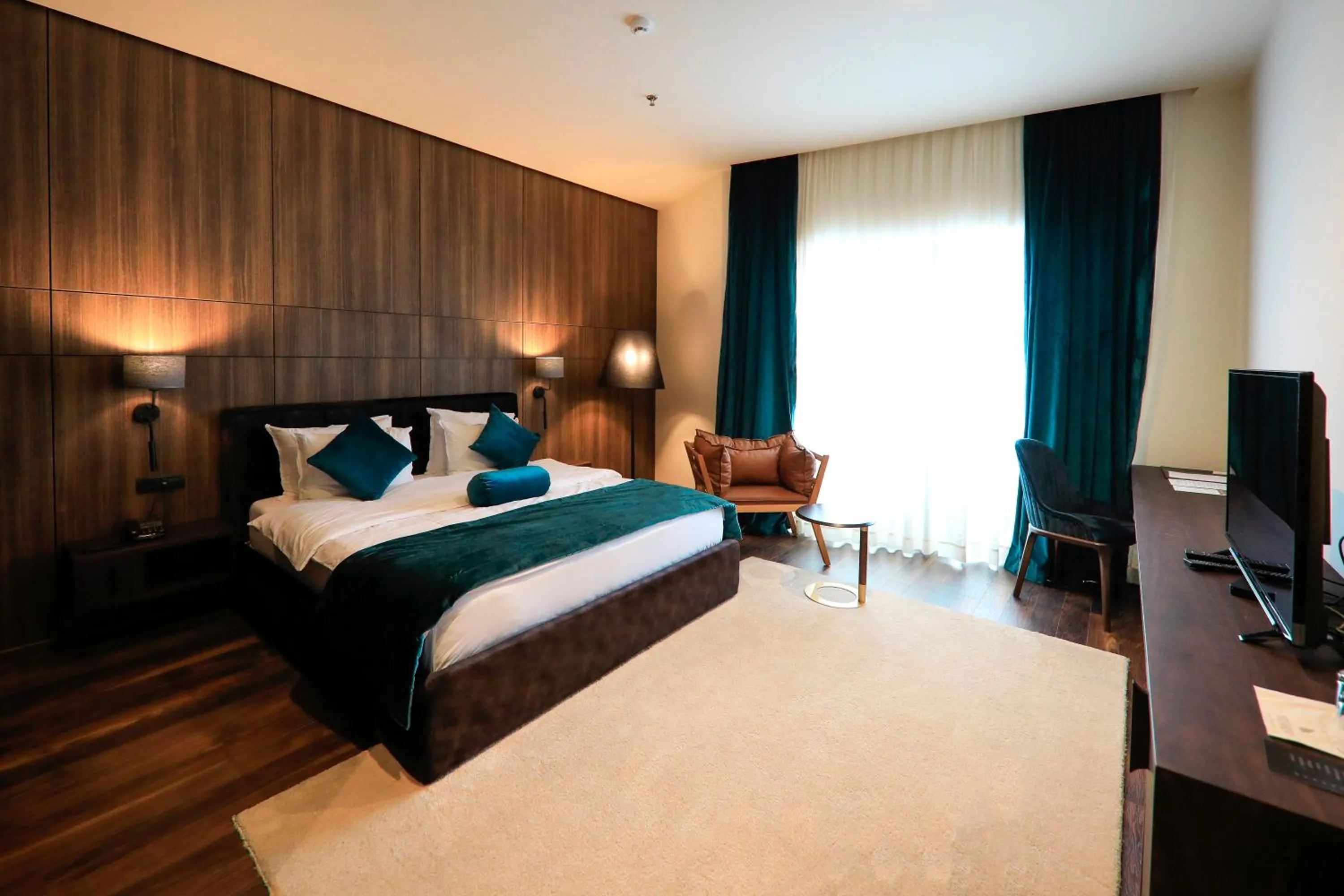 Bed in Premium Park Hotel