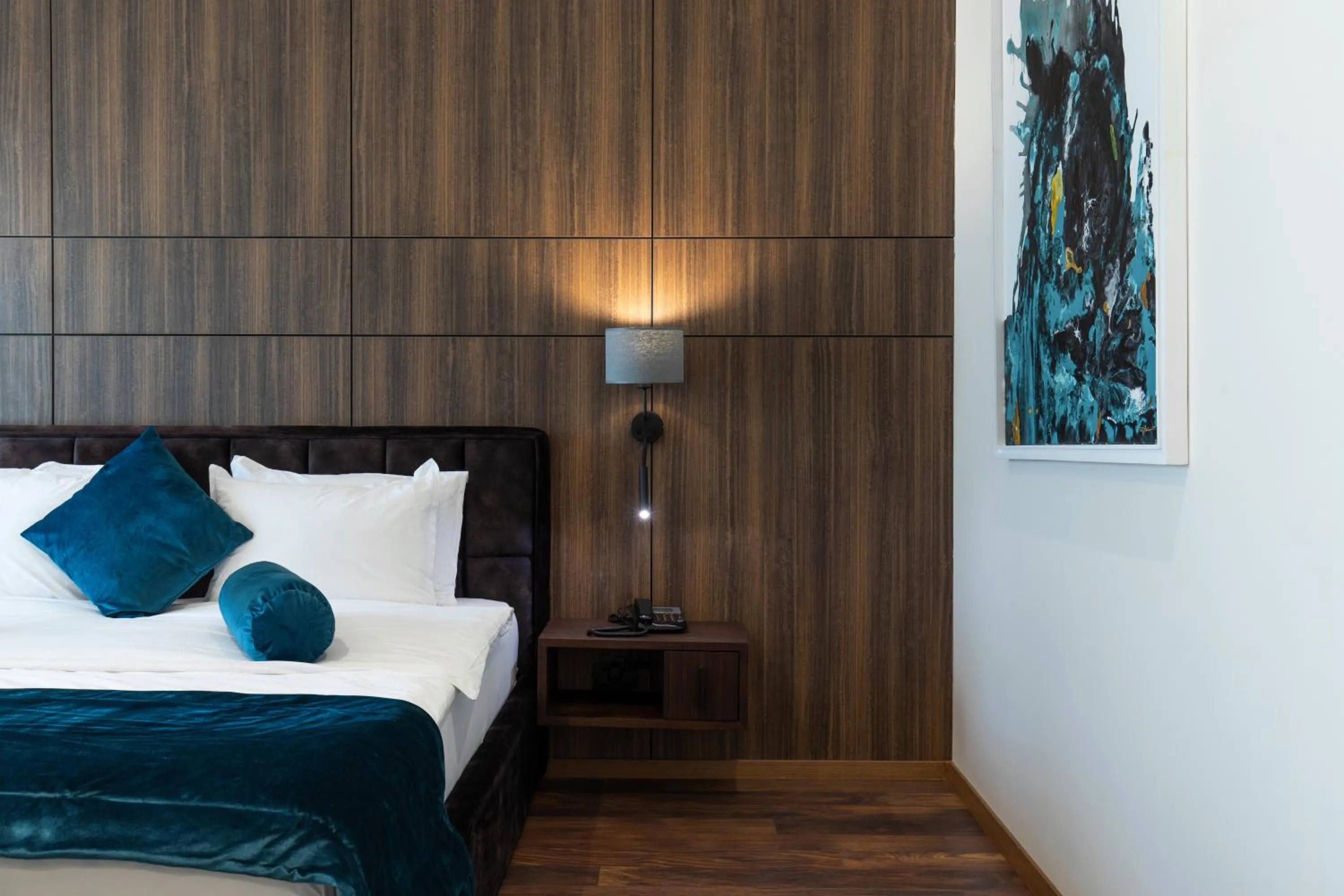 Bed in Premium Park Hotel