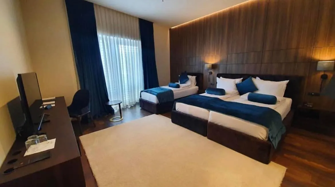 Bed in Premium Park Hotel