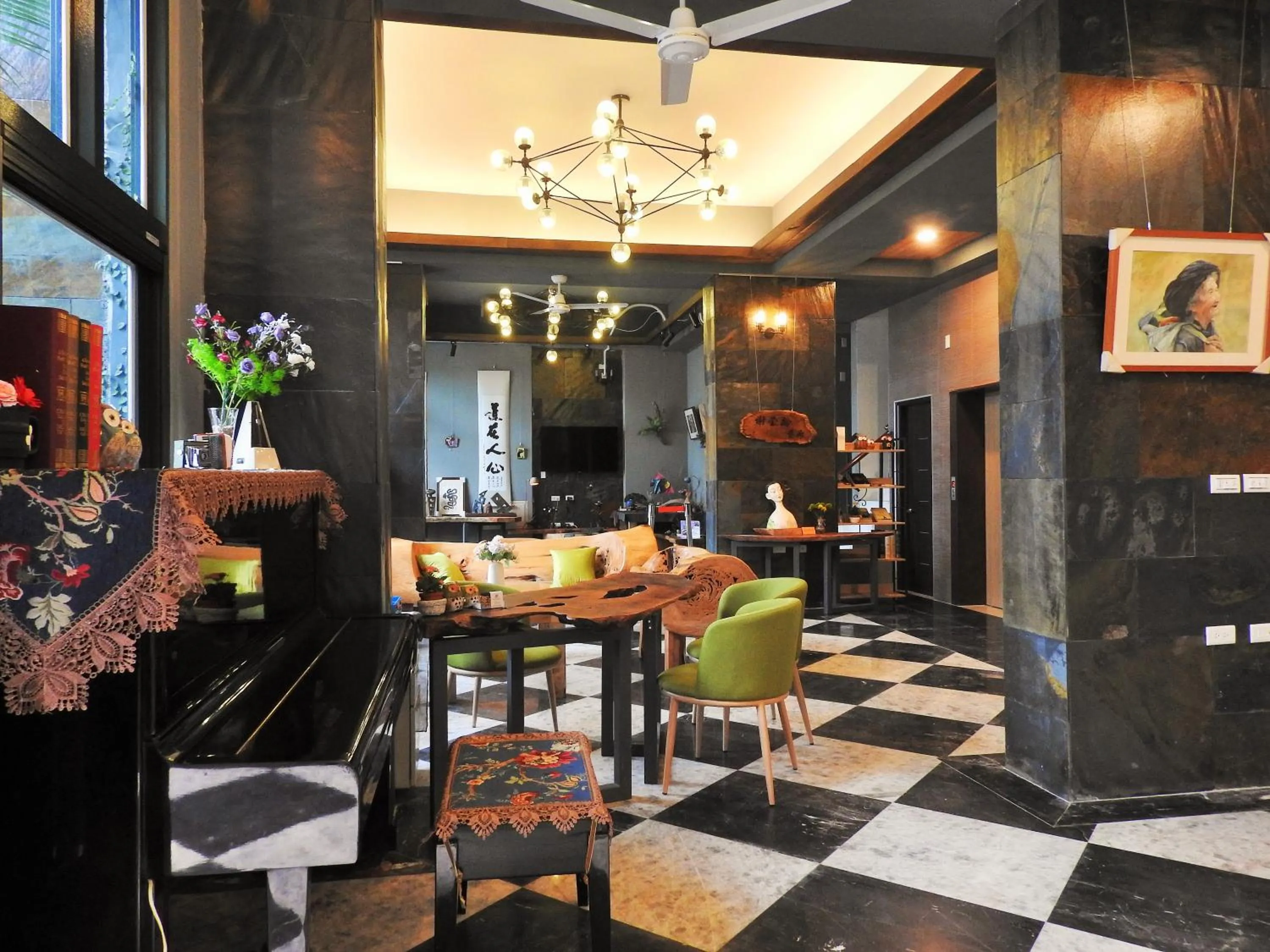 Lobby or reception in Blue Owl-Hualien No 2396-2397-2398-2399