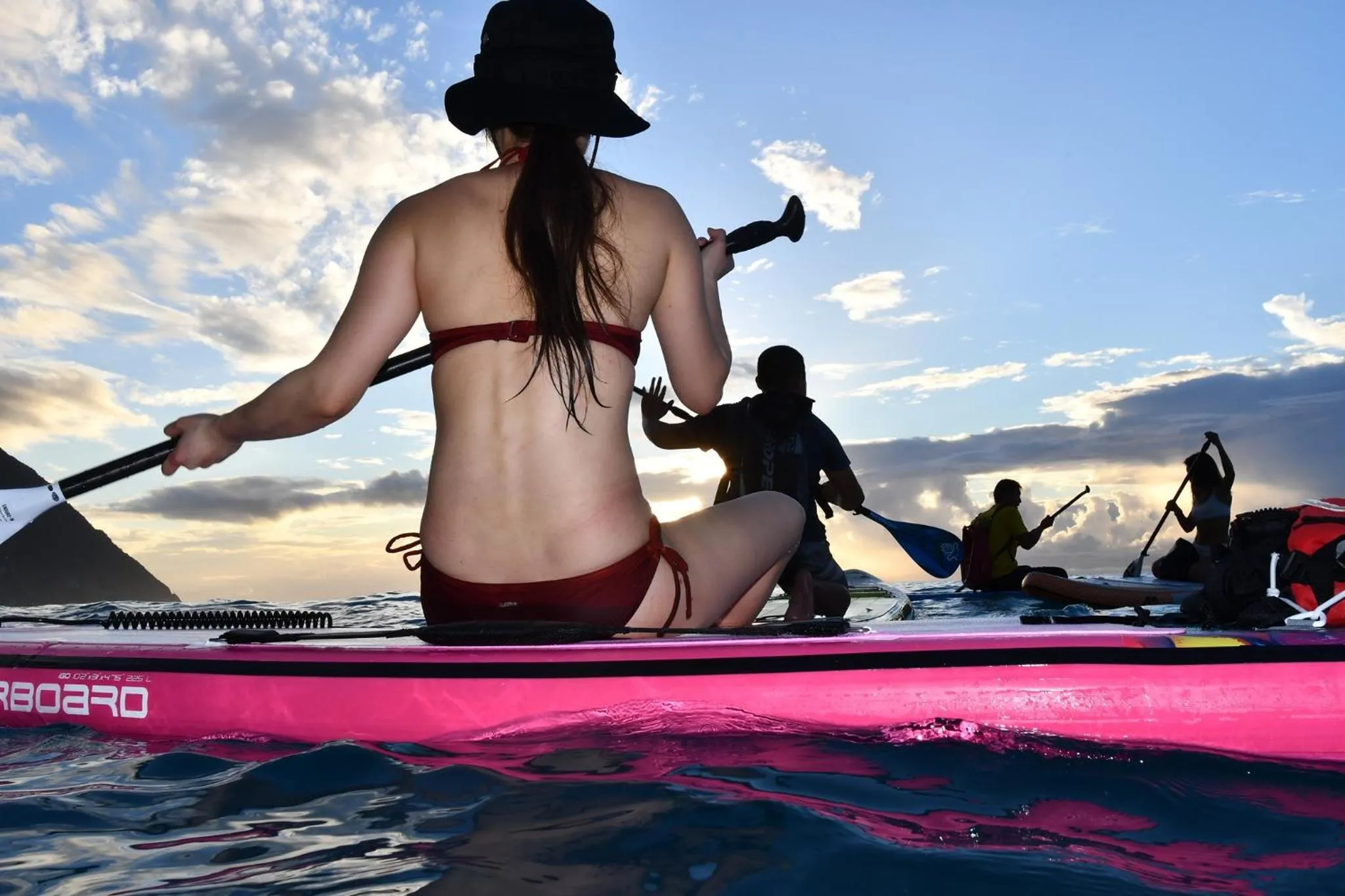 Canoeing in Blue Owl-Hualien No 2396-2397-2398-2399