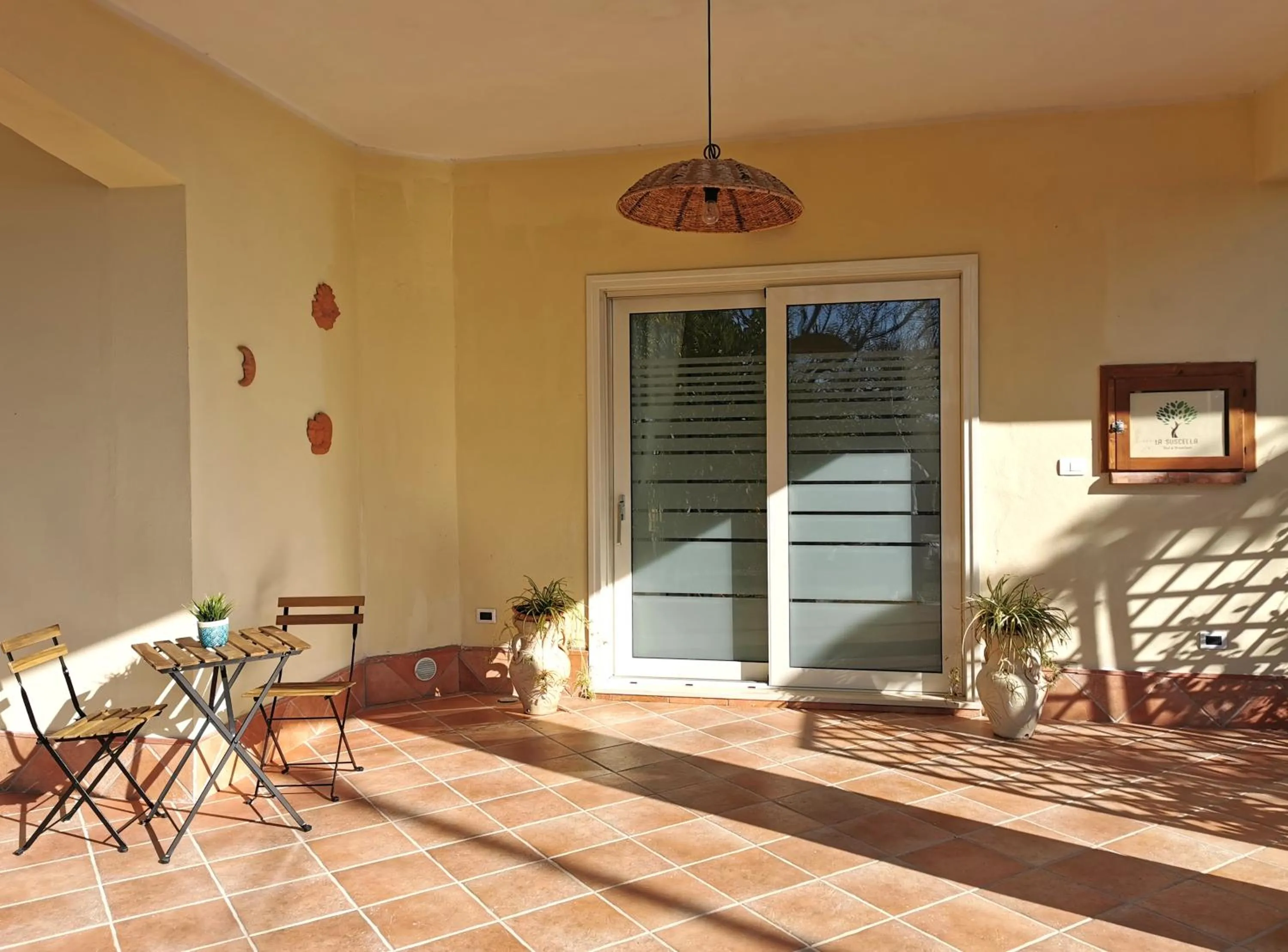 Patio in La Suscella Bed & Breakfast