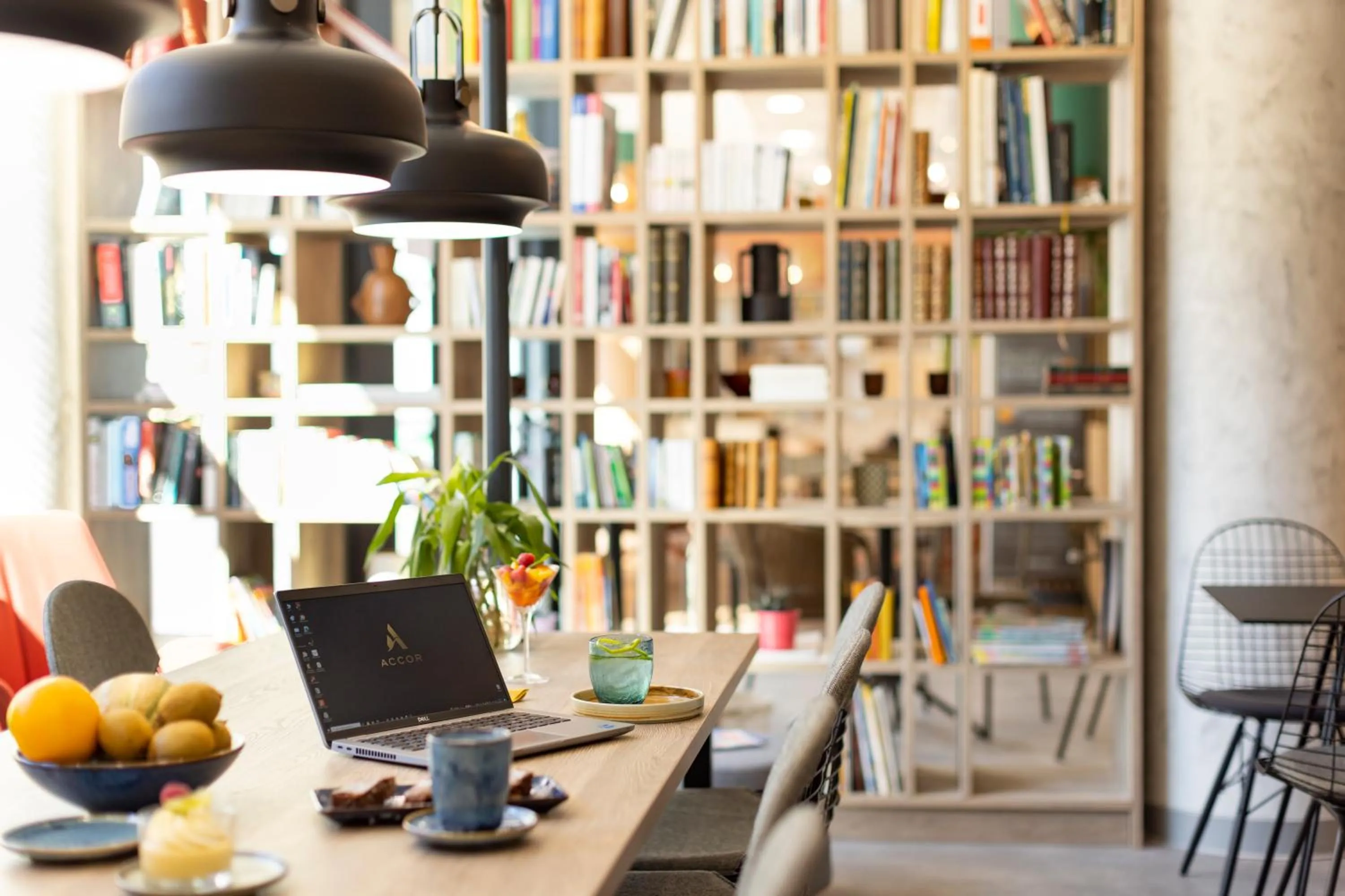 Seating area in ibis Marseille Centre Euromed