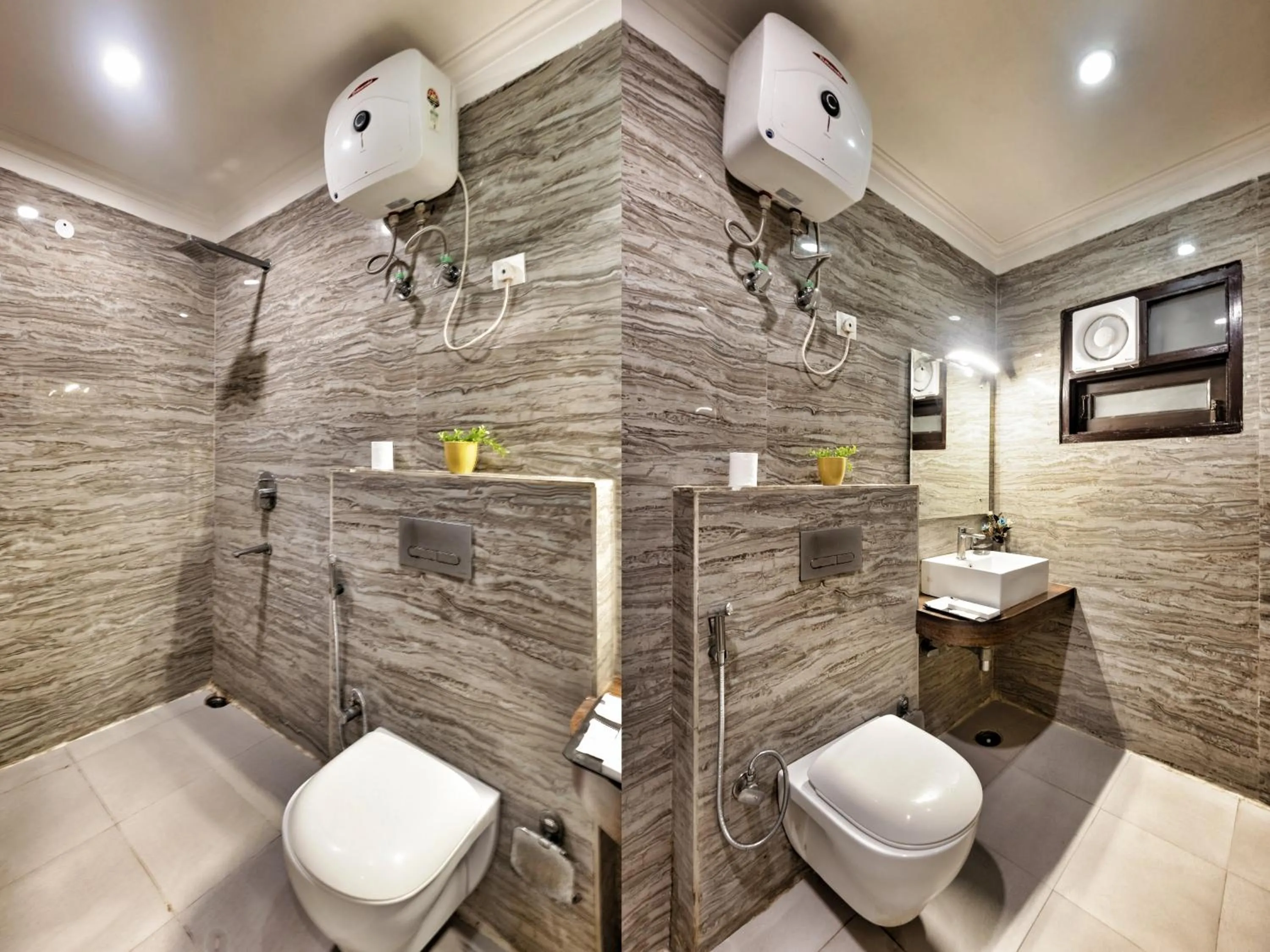 Bathroom in Hotel Aerocity Purple Orchid