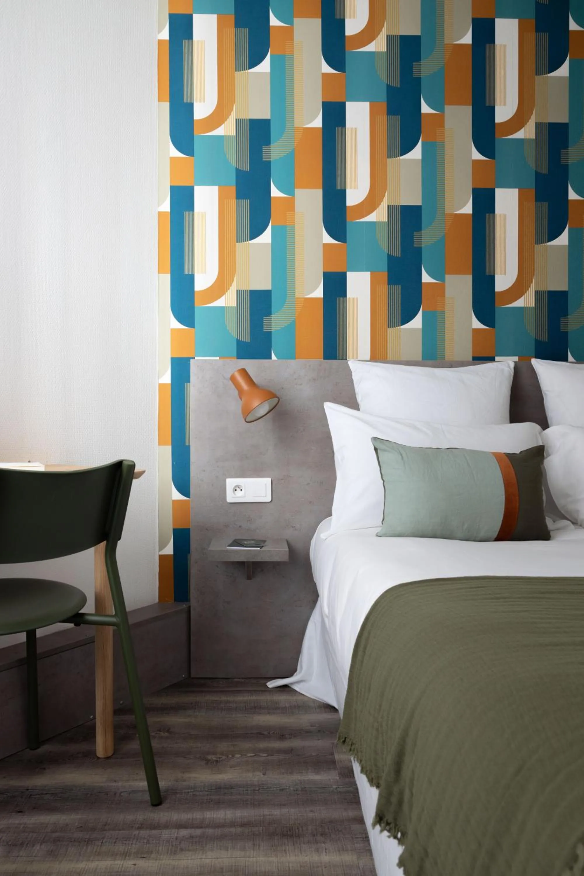 Bed in Hôtel Suzane