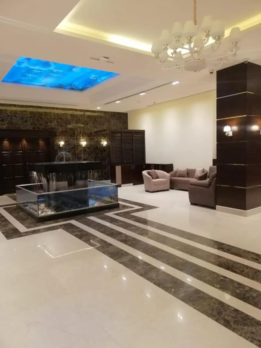 Seating area in Big Ben Hotel Suites