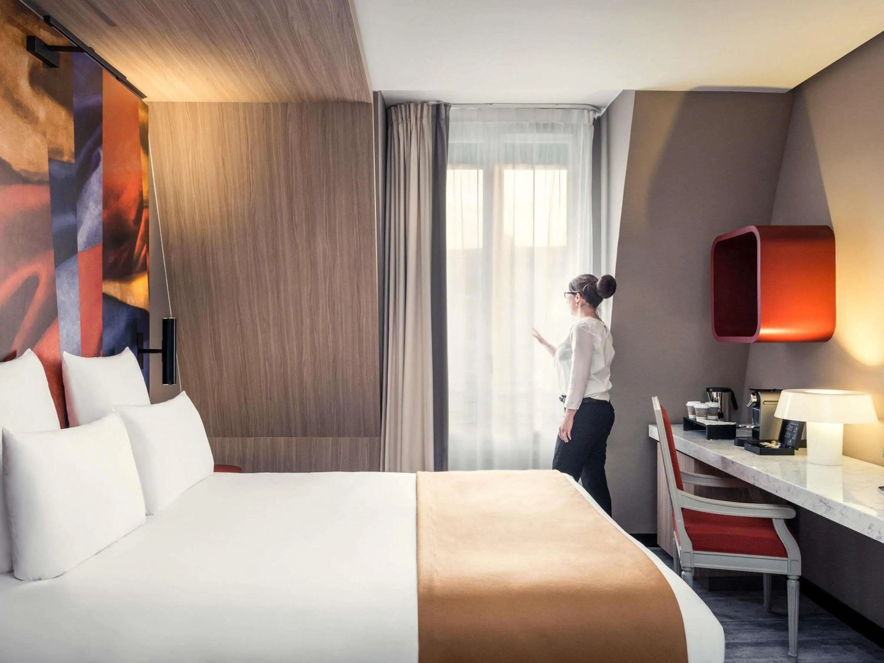 Bedroom, Bed in Mercure Paris Alesia